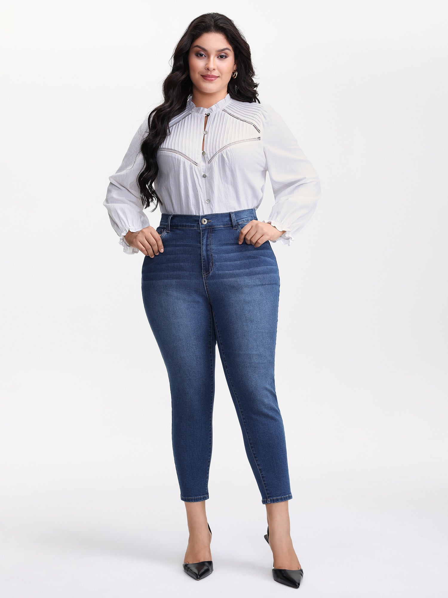 Supersoft Stretchy Waist Skinny-Fit Jeans