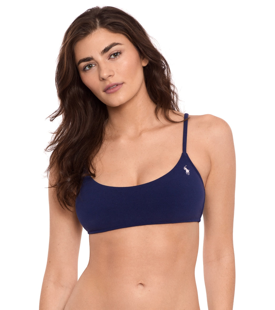 Polo Ralph Lauren Women's Terry Kennedy Bikini Bralette Bikini Top