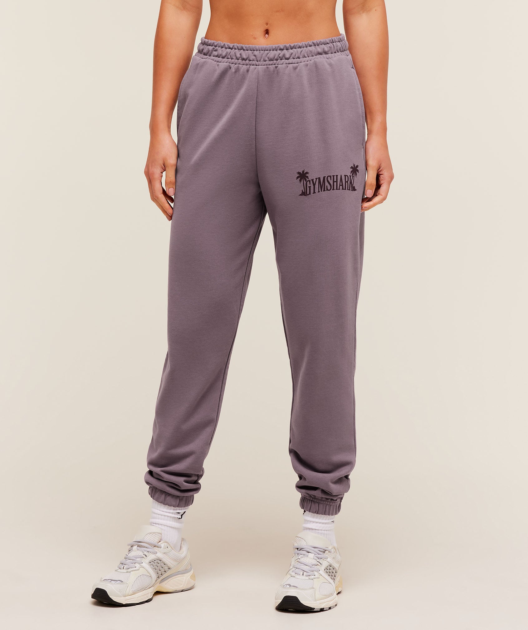 Gymshark Pick Up Truck Graphic Joggers - Dusk Purple