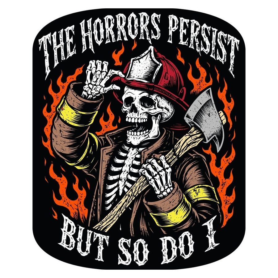 The Horrors Persist Sticker