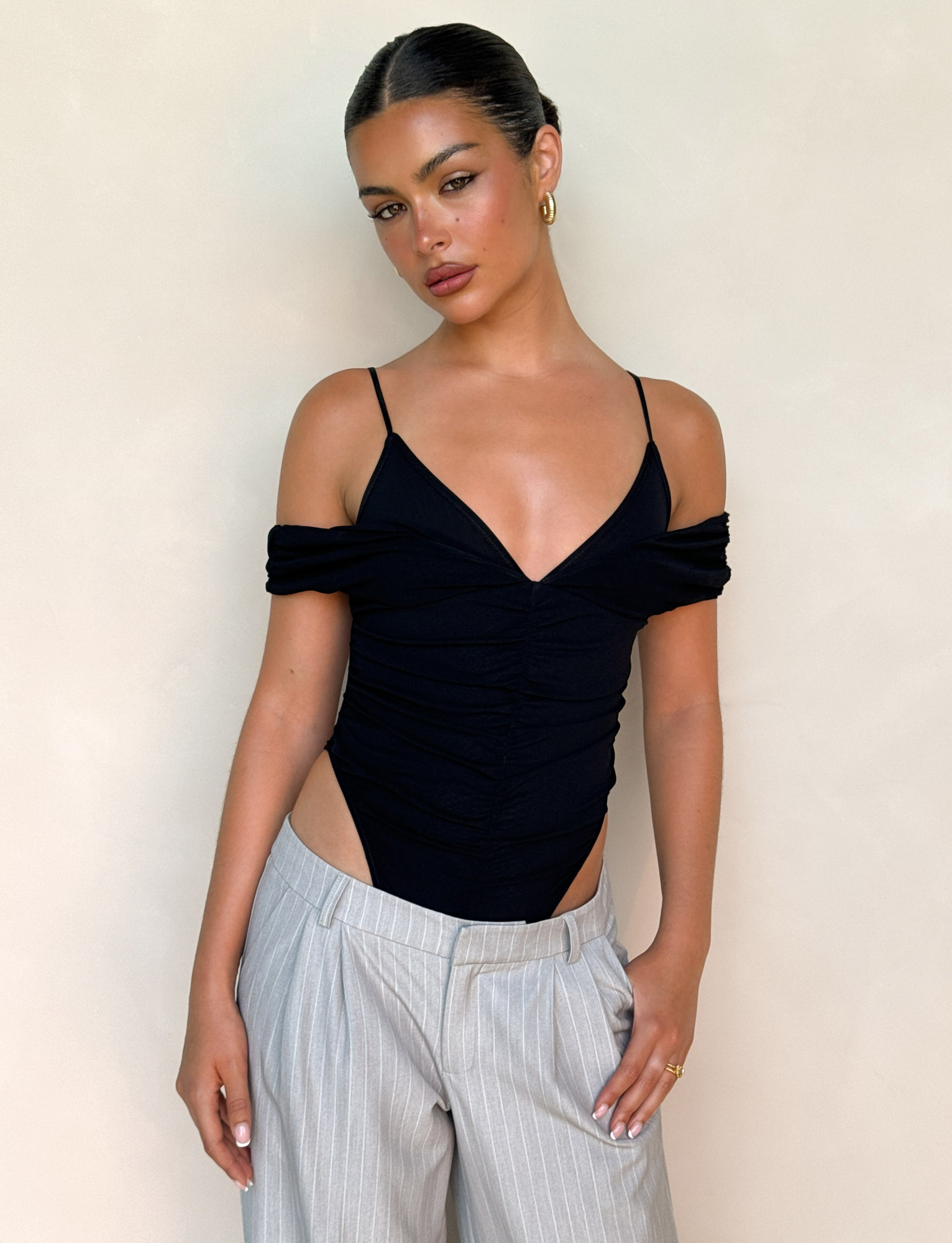 DRAYA BODYSUIT - BLACK