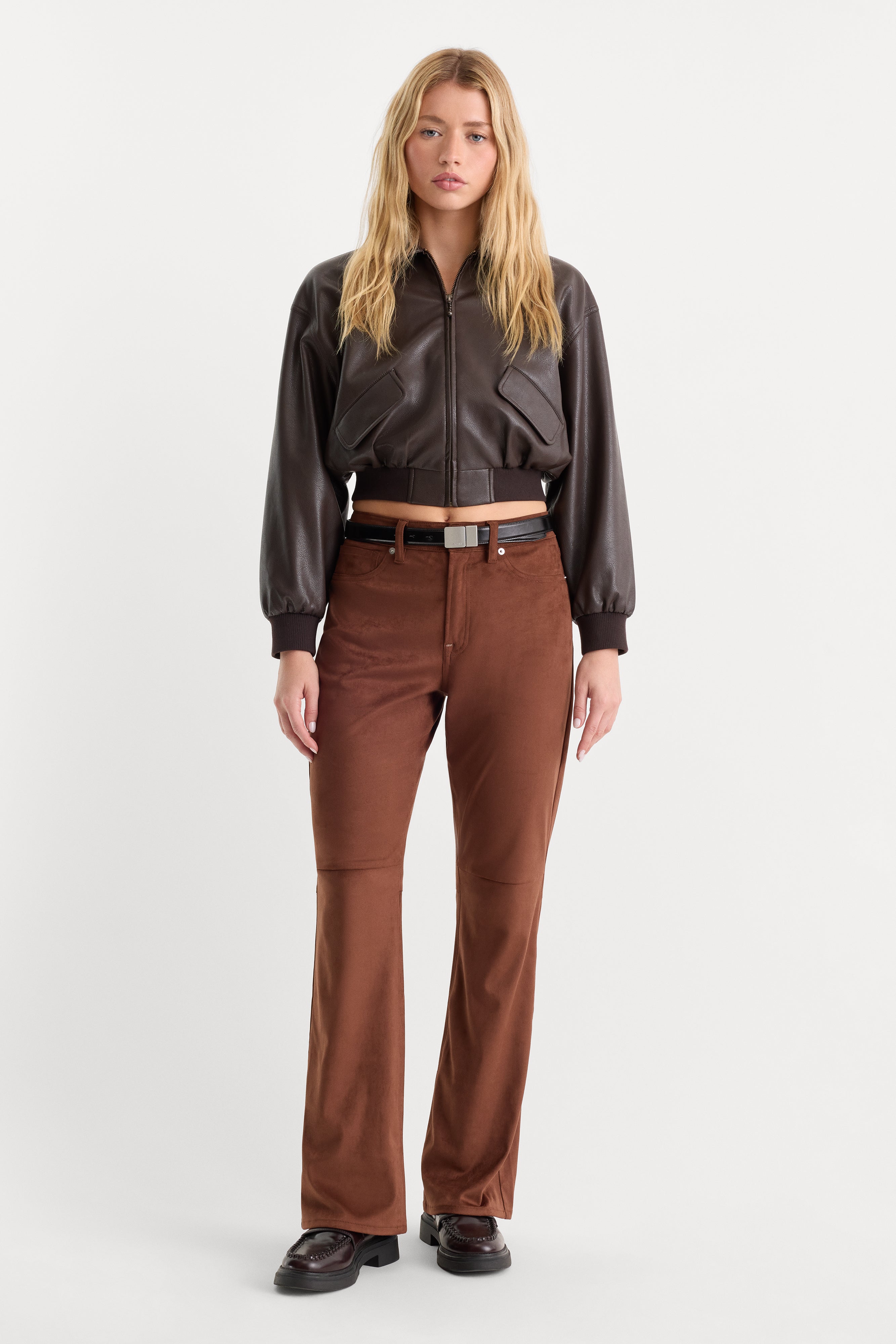 BETTER THAN SUEDE GOOD CLASSIC BOOTCUT PANT | CAFE CLAY