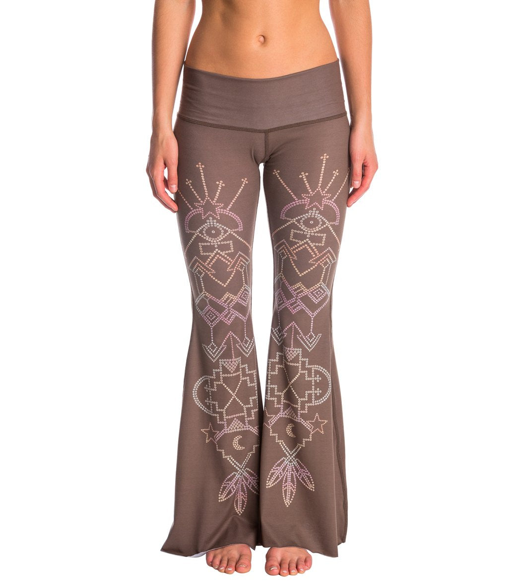 Teeki Seven Crowns Bell Bottom Yoga Pants