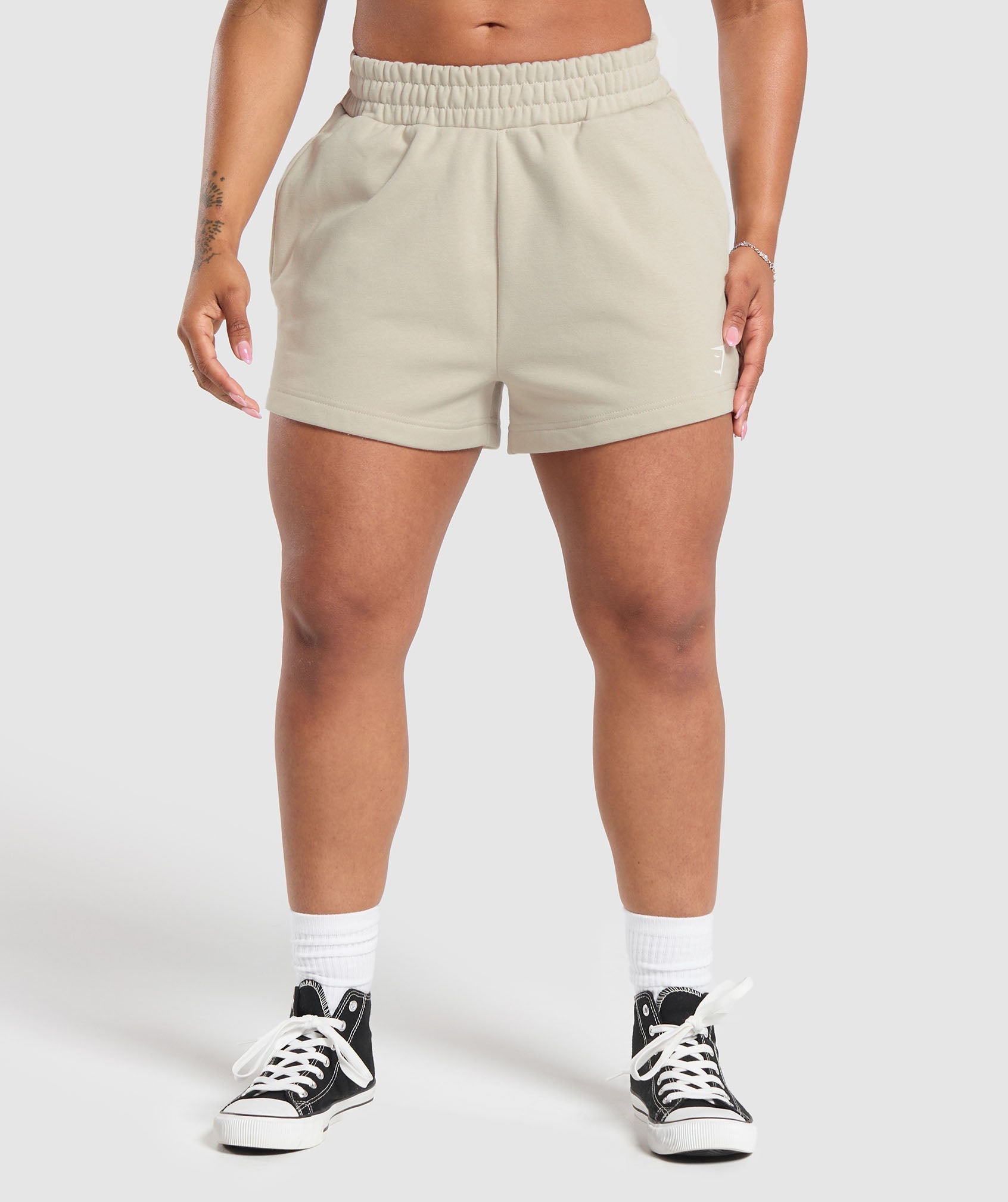 Gymshark Ath Dept Shorts - Pebble Grey