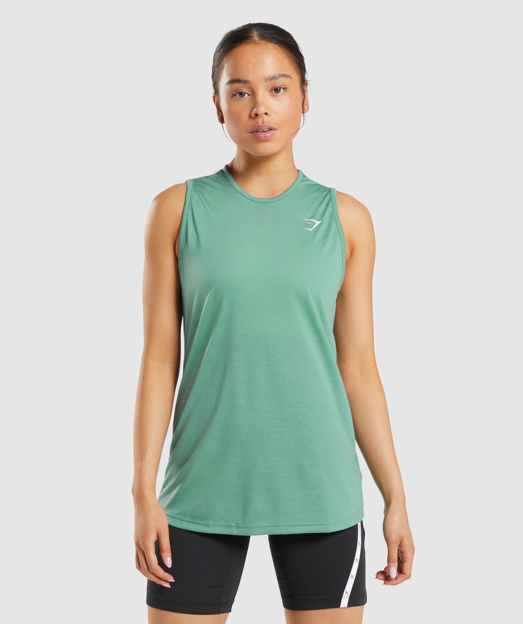 Gymshark Training Drop Arm Tank - Alpine Green