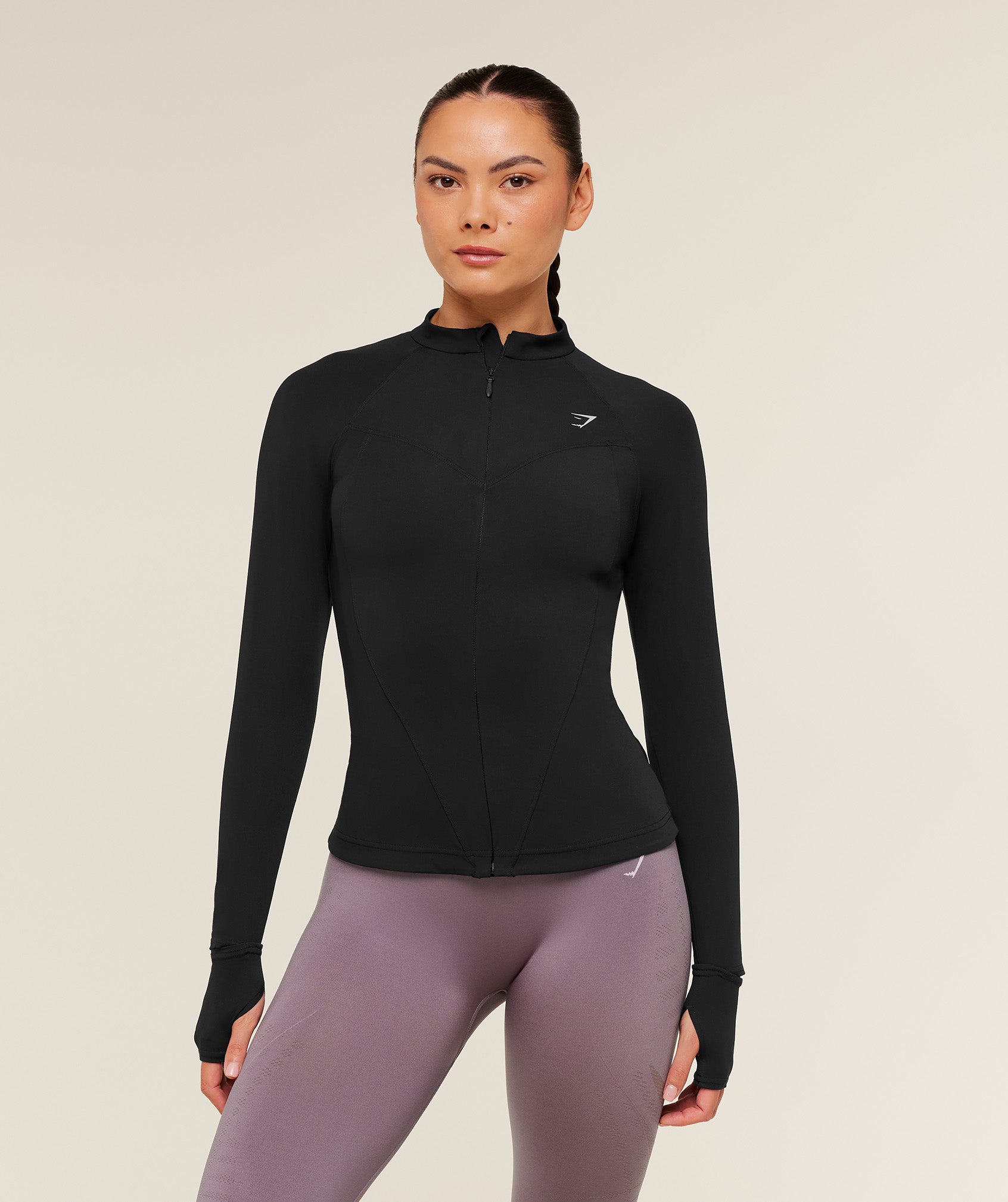 Gymshark Running Full Zip Jacket - Black