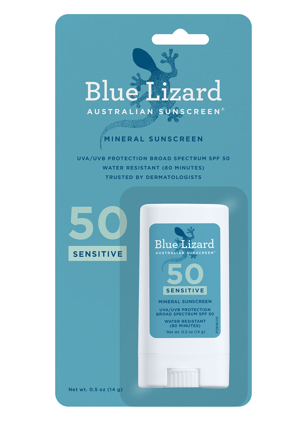 Blue Lizard Sensitive Mineral SPF 50 Sunscreen Stick 0.5 oz