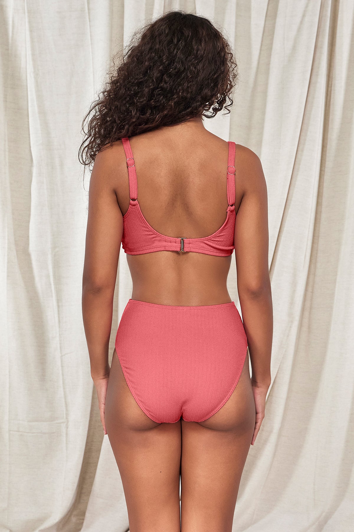 Pacifica by Sunsets Hibiscus Tea Astrid High Waist Bottom
