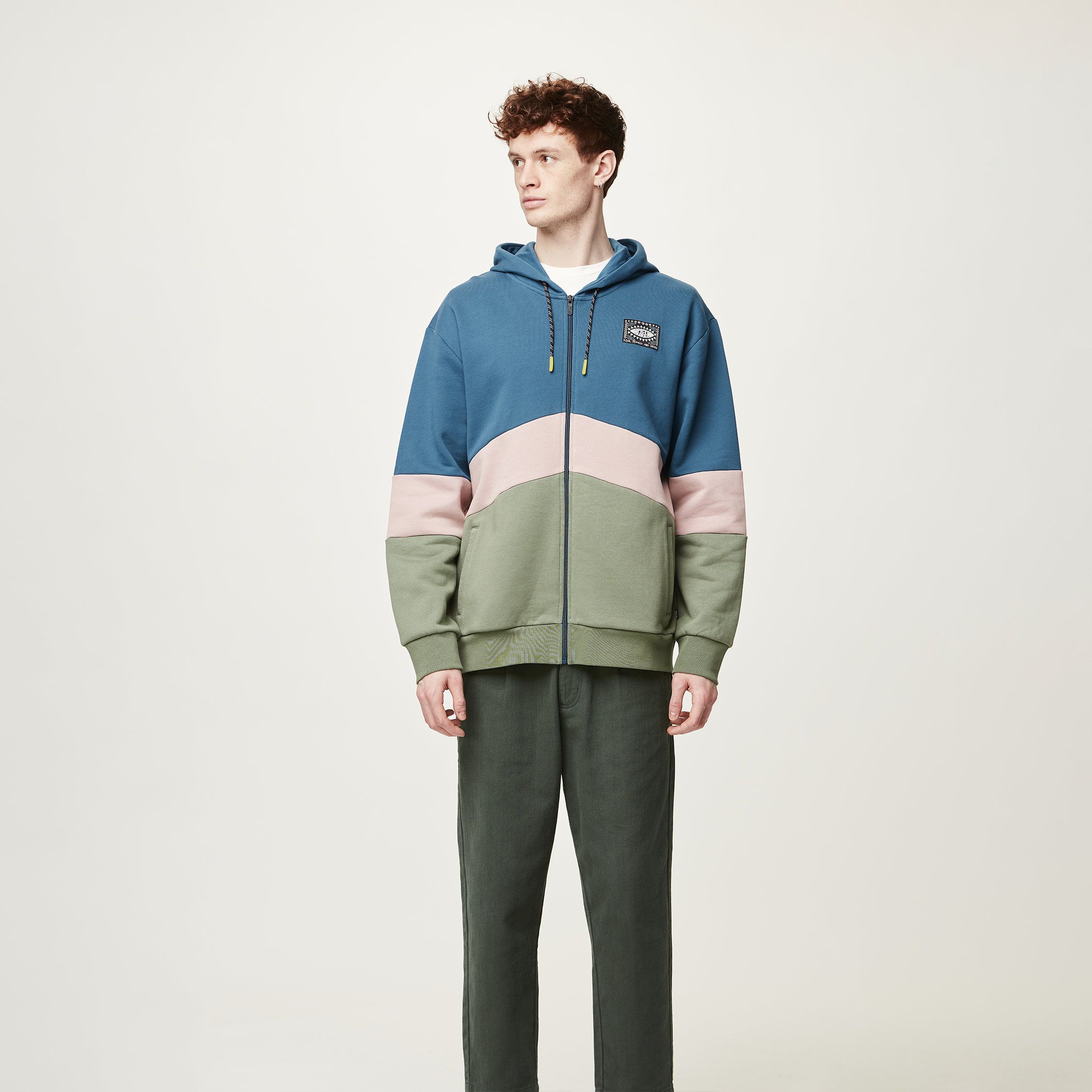 Sweat zippé à capuche homme KLOB