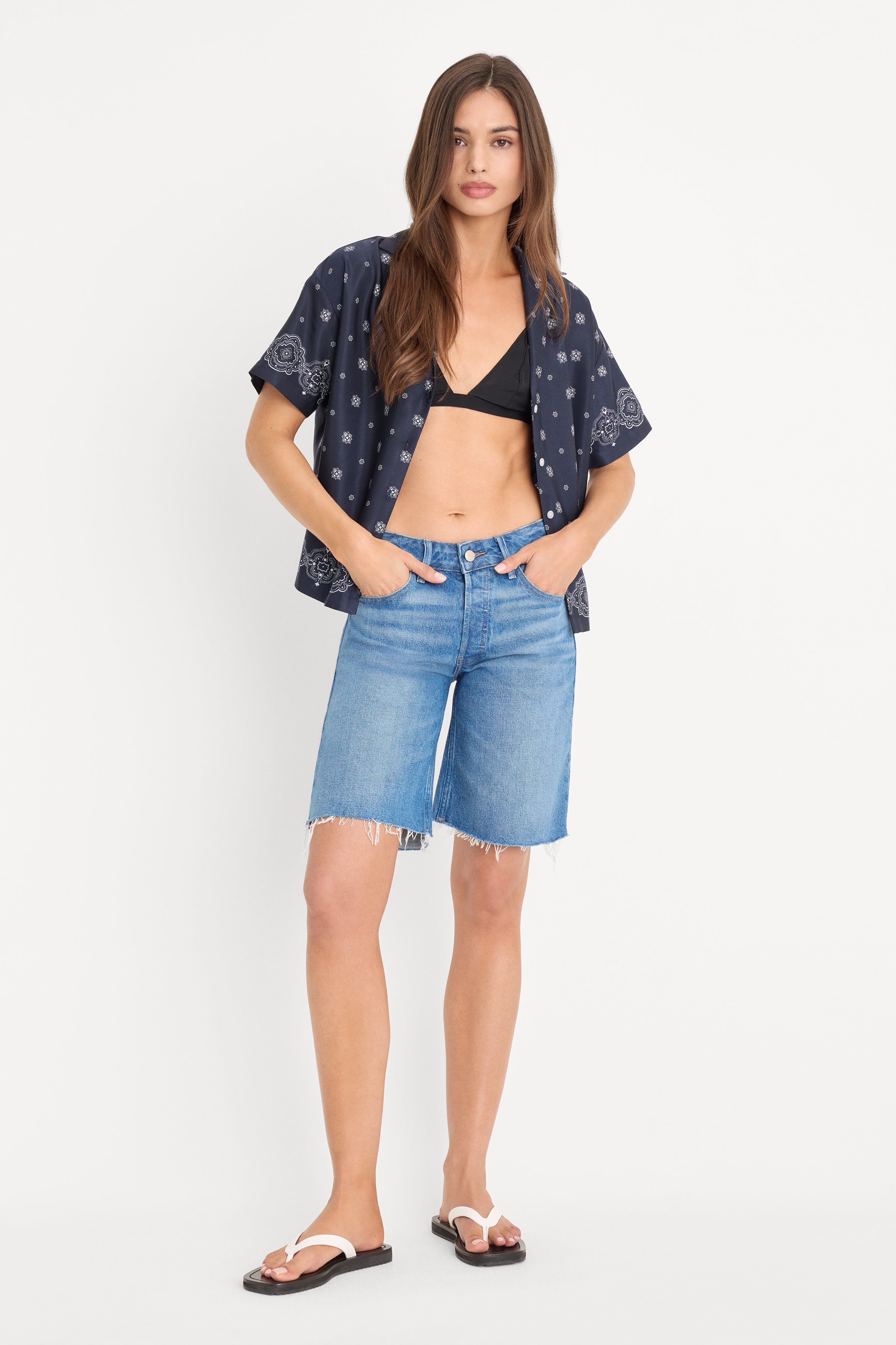 VINTAGE BERMUDA SHORTS | INDIGO1387
