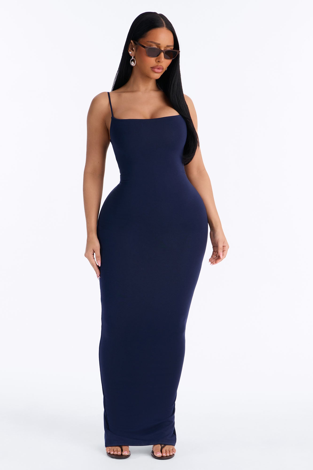 Hannah Premium Modal Maxi Dress - Navy