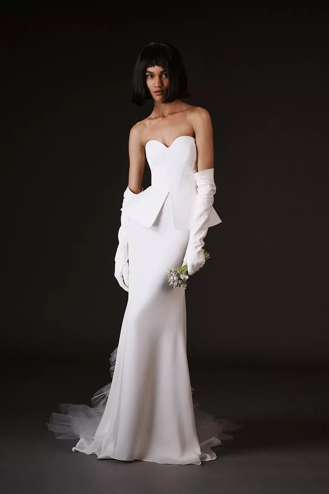 Parrah Crepe Sweetheart Mermaid Wedding Dress