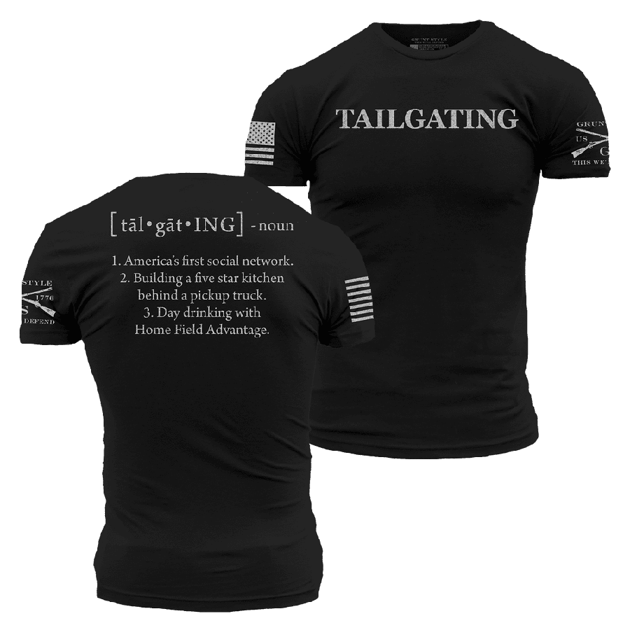 Tailgating Defined T-Shirt - Black