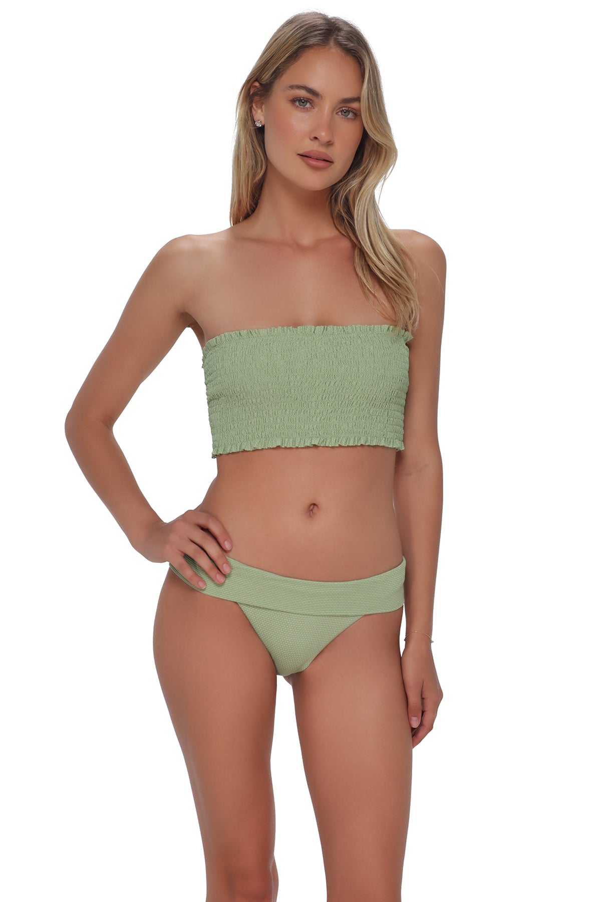 Swim Systems Aloe Lurex Kali Tube Top