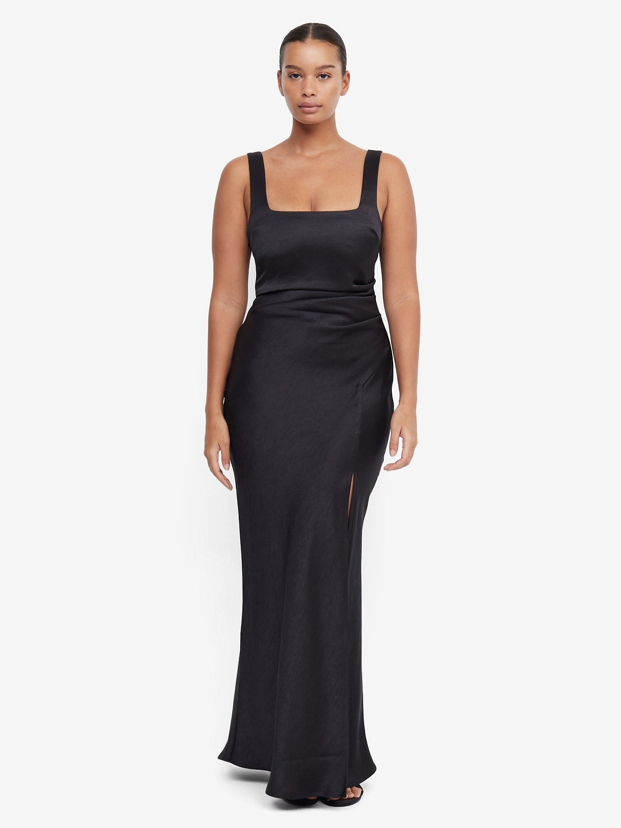 THE DREAMER SQUARE NECK DRESS - BLACK