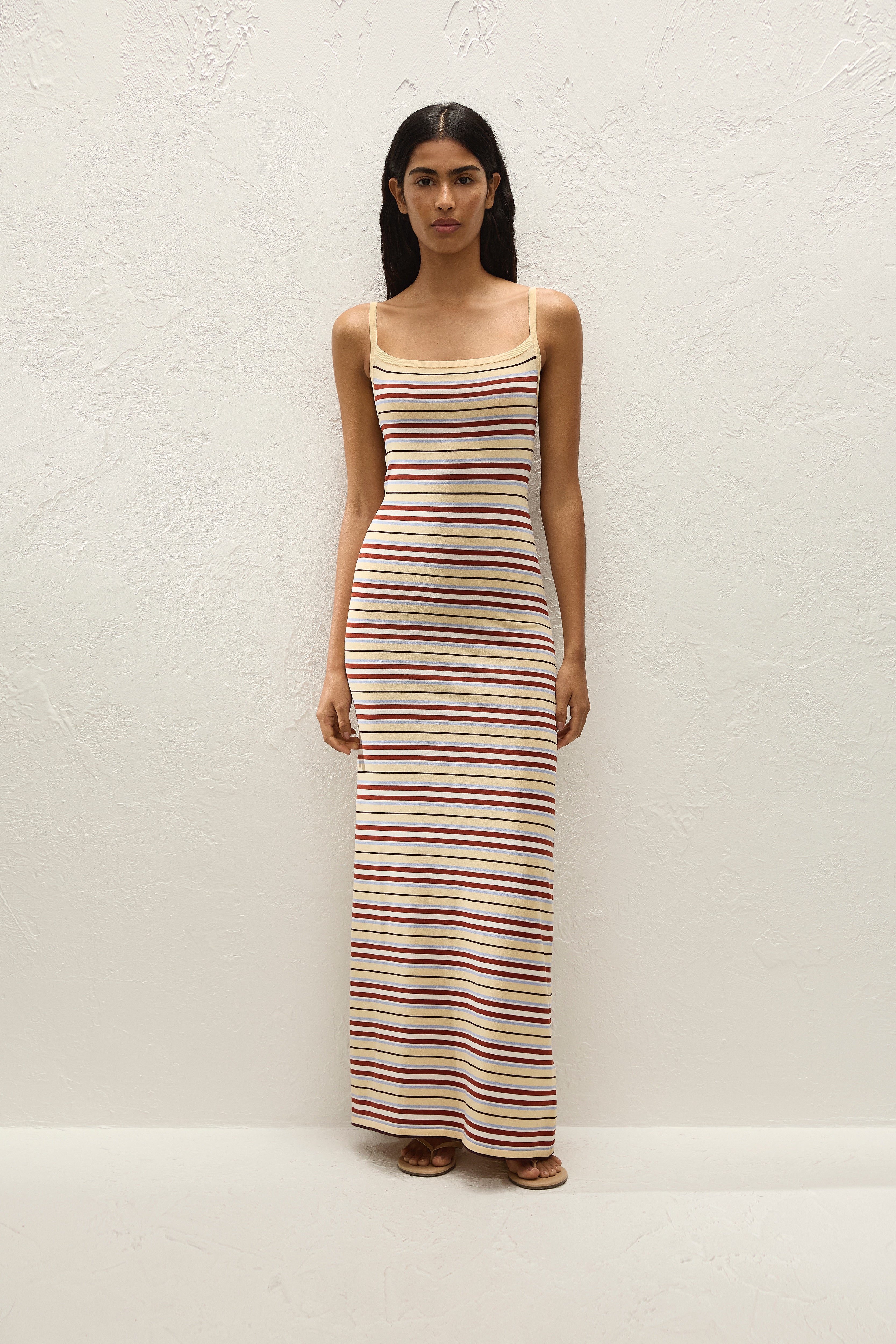 Doris Maxi Dress Cila Stripe Butter