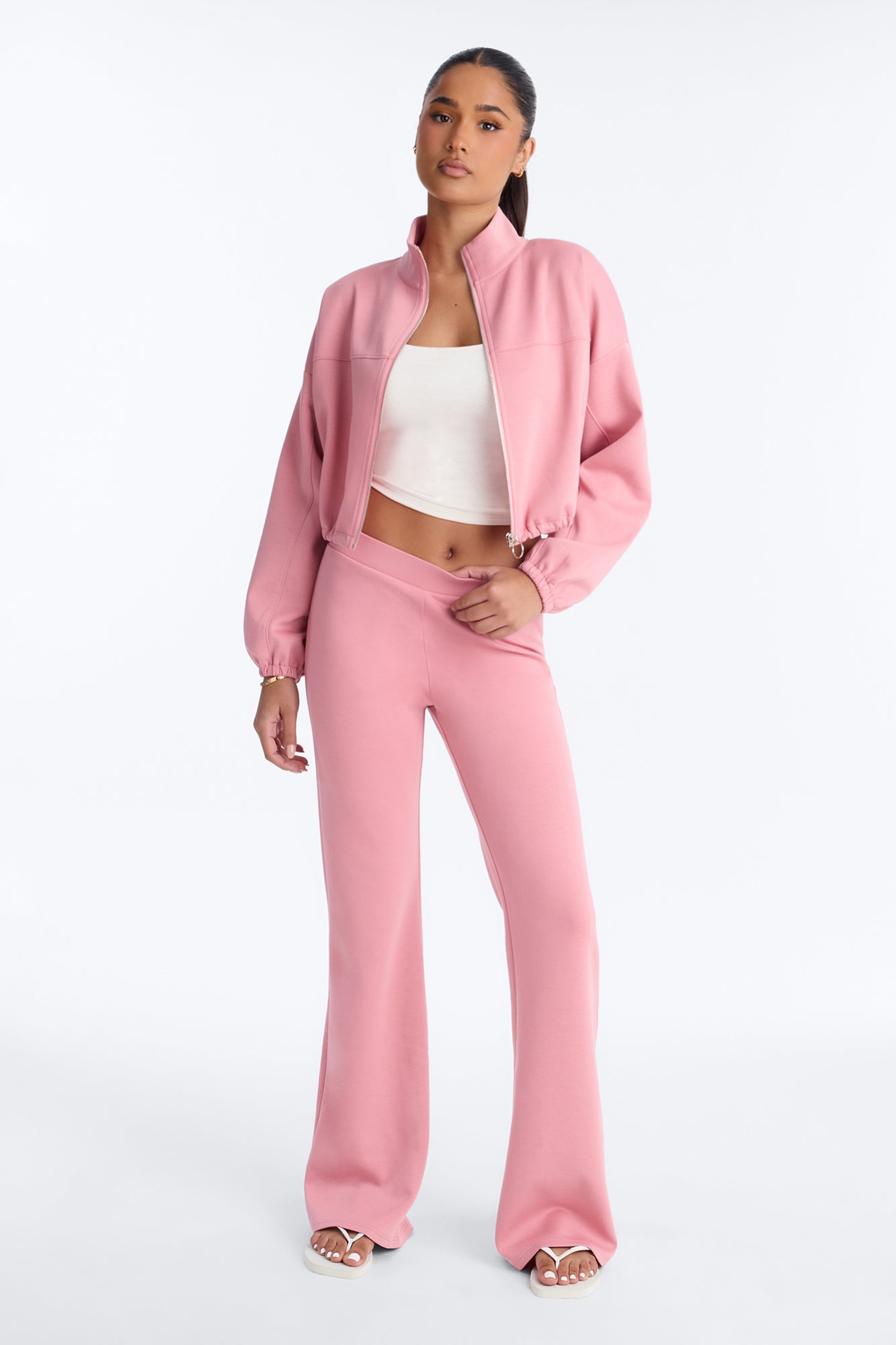 Becca Scuba Pant Set - Pink