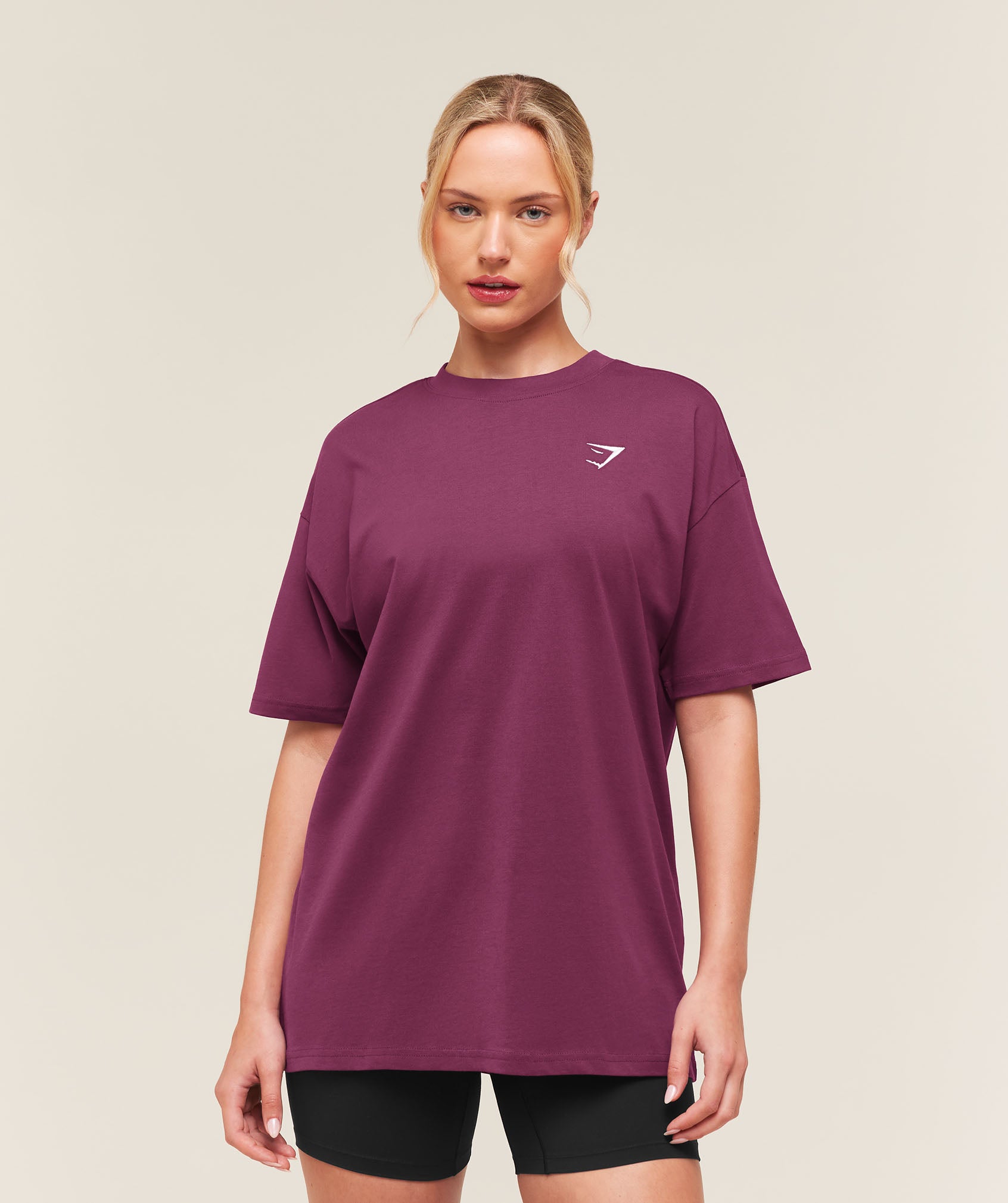 Gymshark Training Oversized T-Shirt - Strength Pink