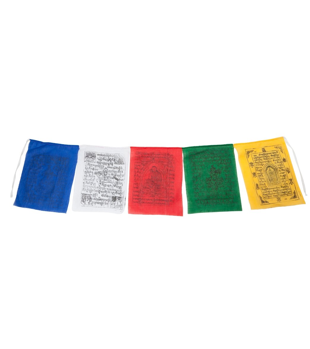 dZi Gu-Chu-Sum Medium Five Deities Prayer Flag