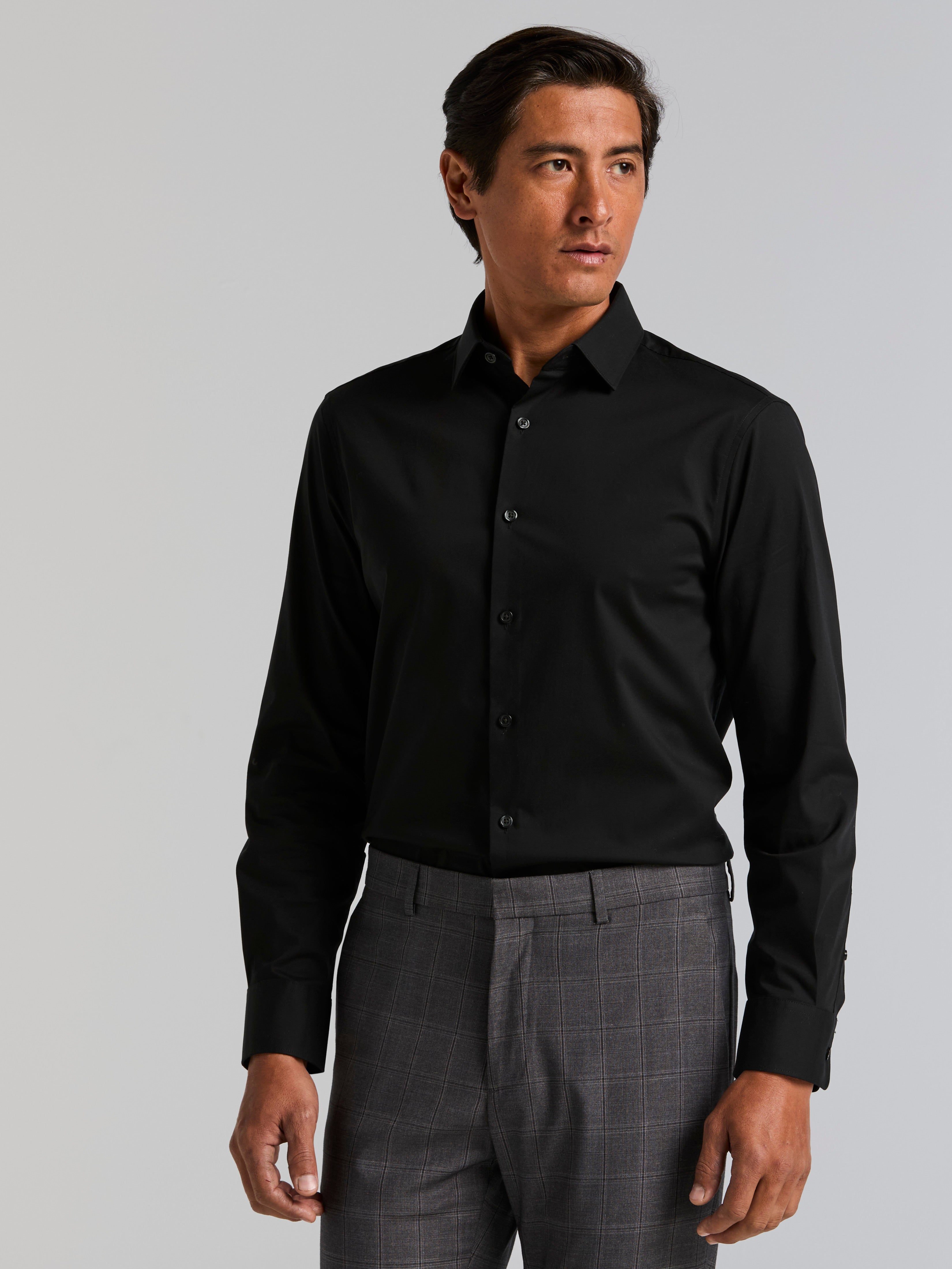 Slim Fit Cotton Stretch Dress Shirt