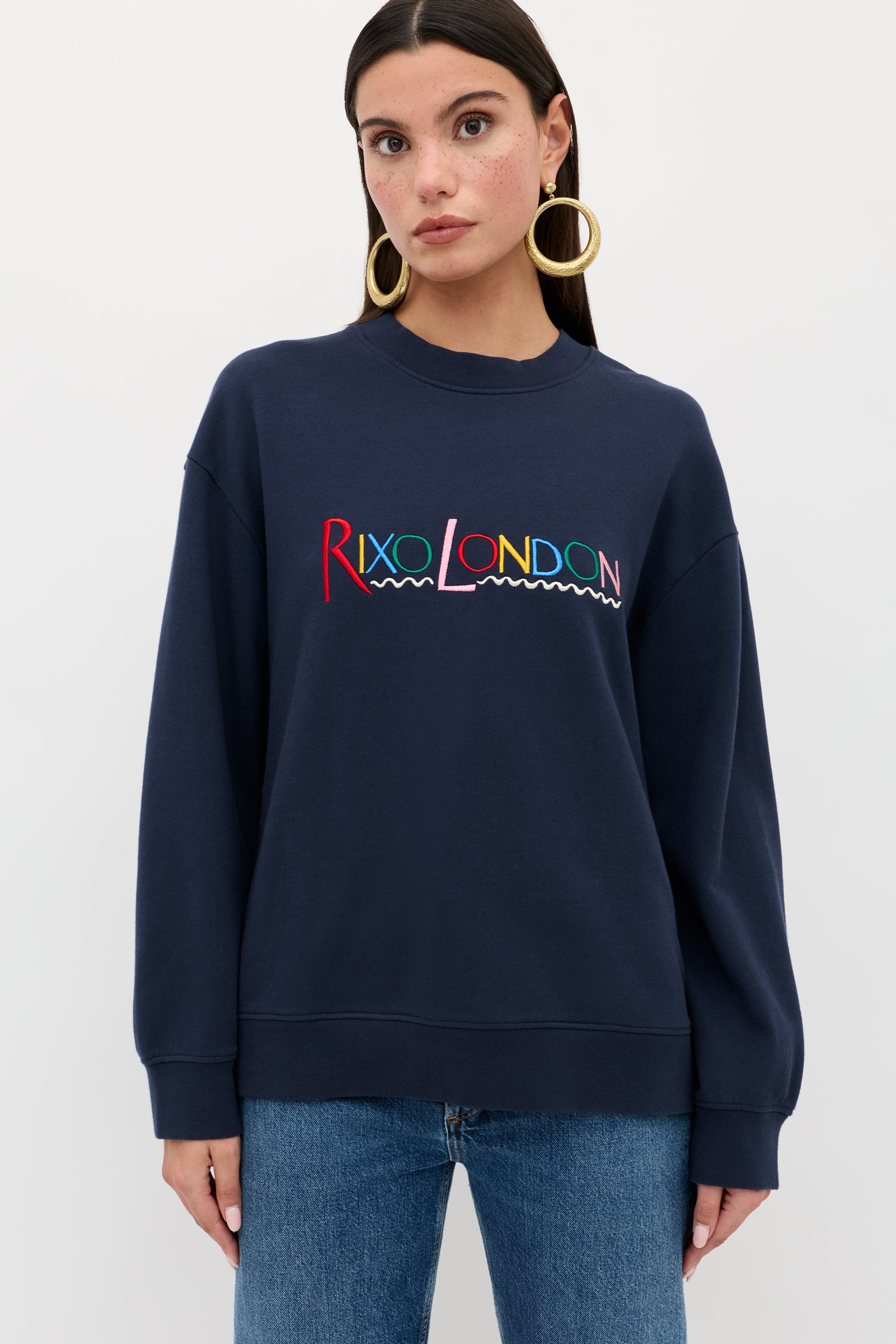 Blaze  -  London Embroidery Navy
