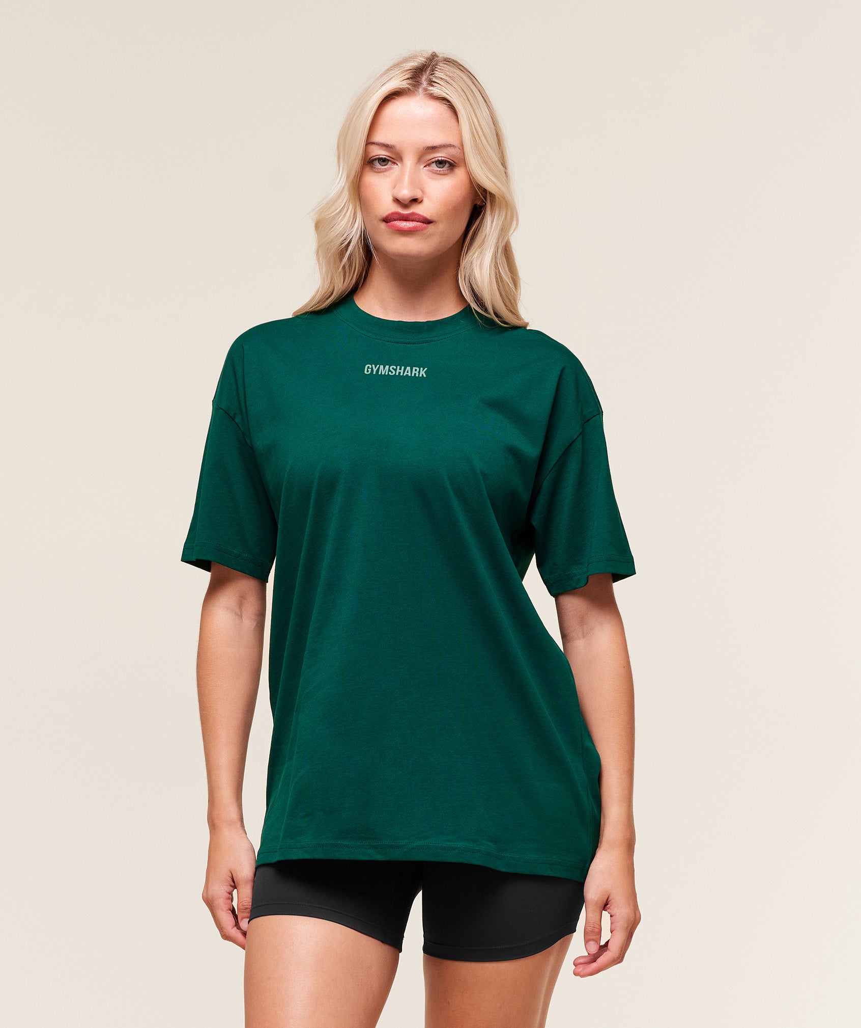 Gymshark Block Oversized T-Shirt - Weighted Teal