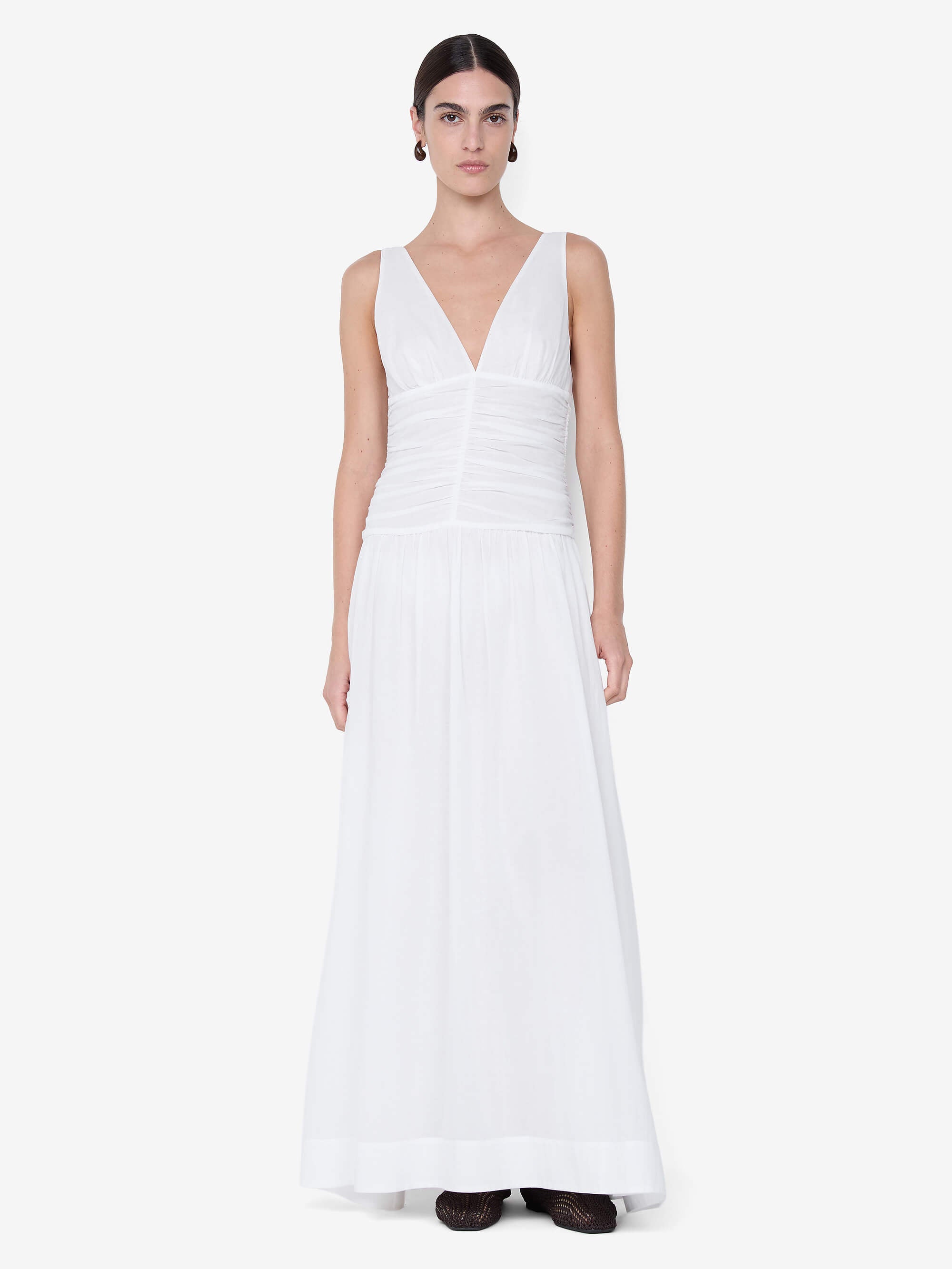 MARLOWE MAXI DRESS - WHITE