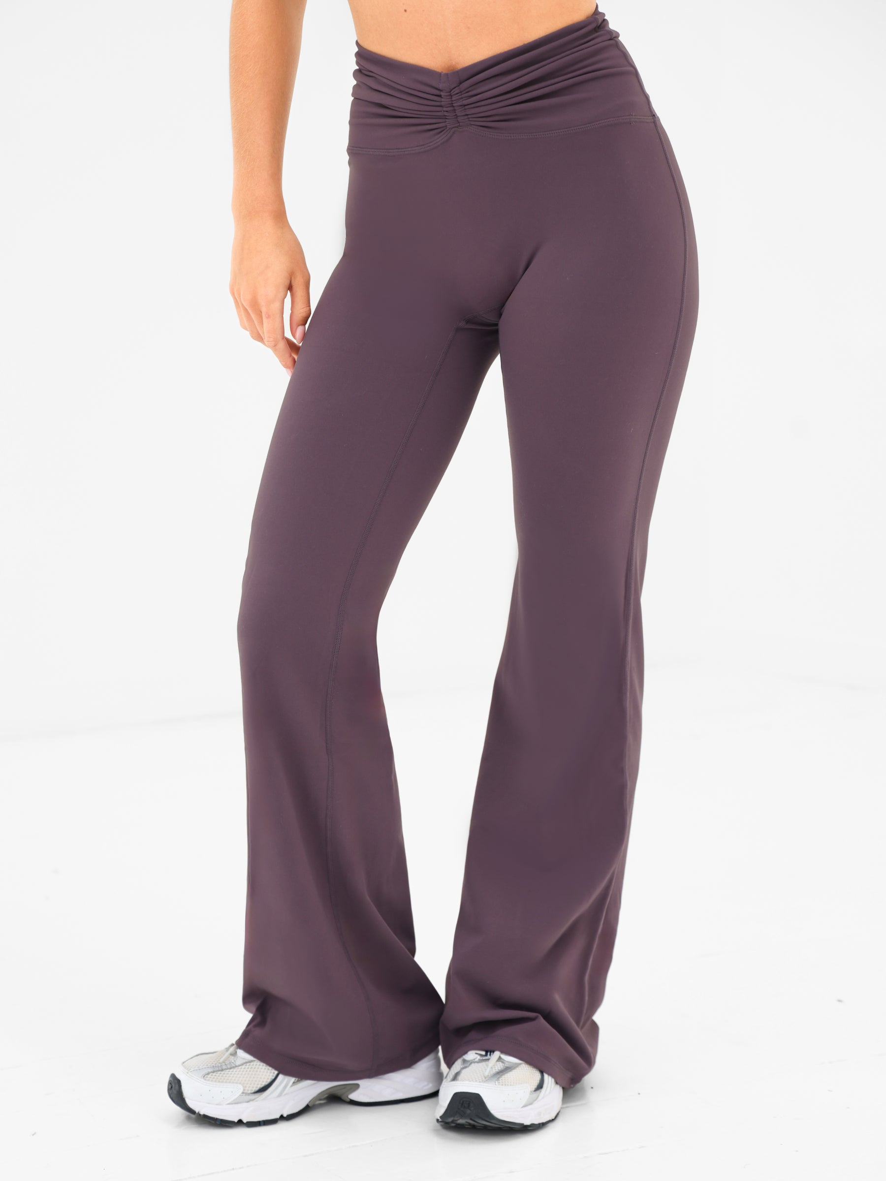 Ultimate Ruched Flares - Midnight Plum
