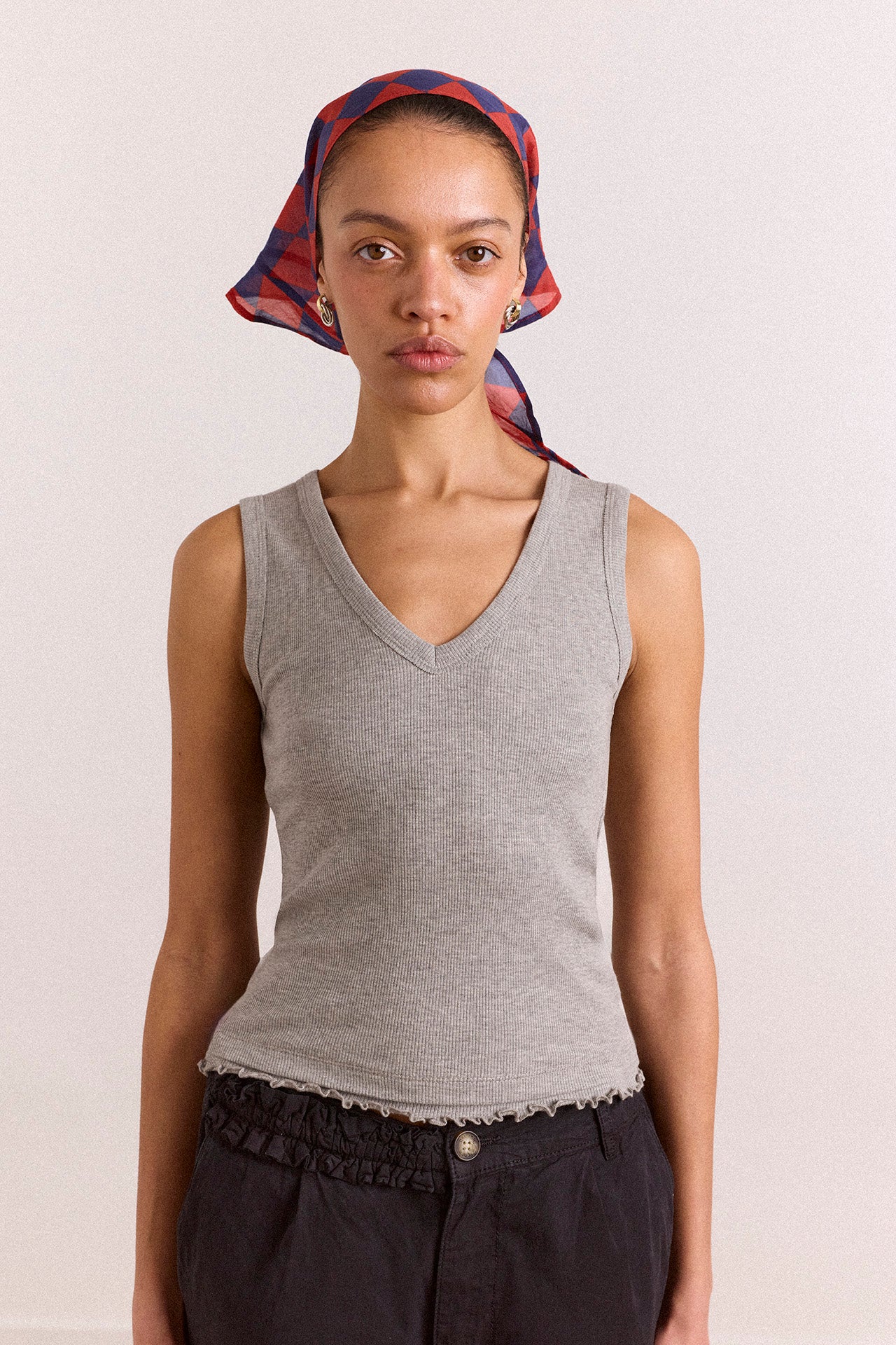 Zora Tank - Grey Marl