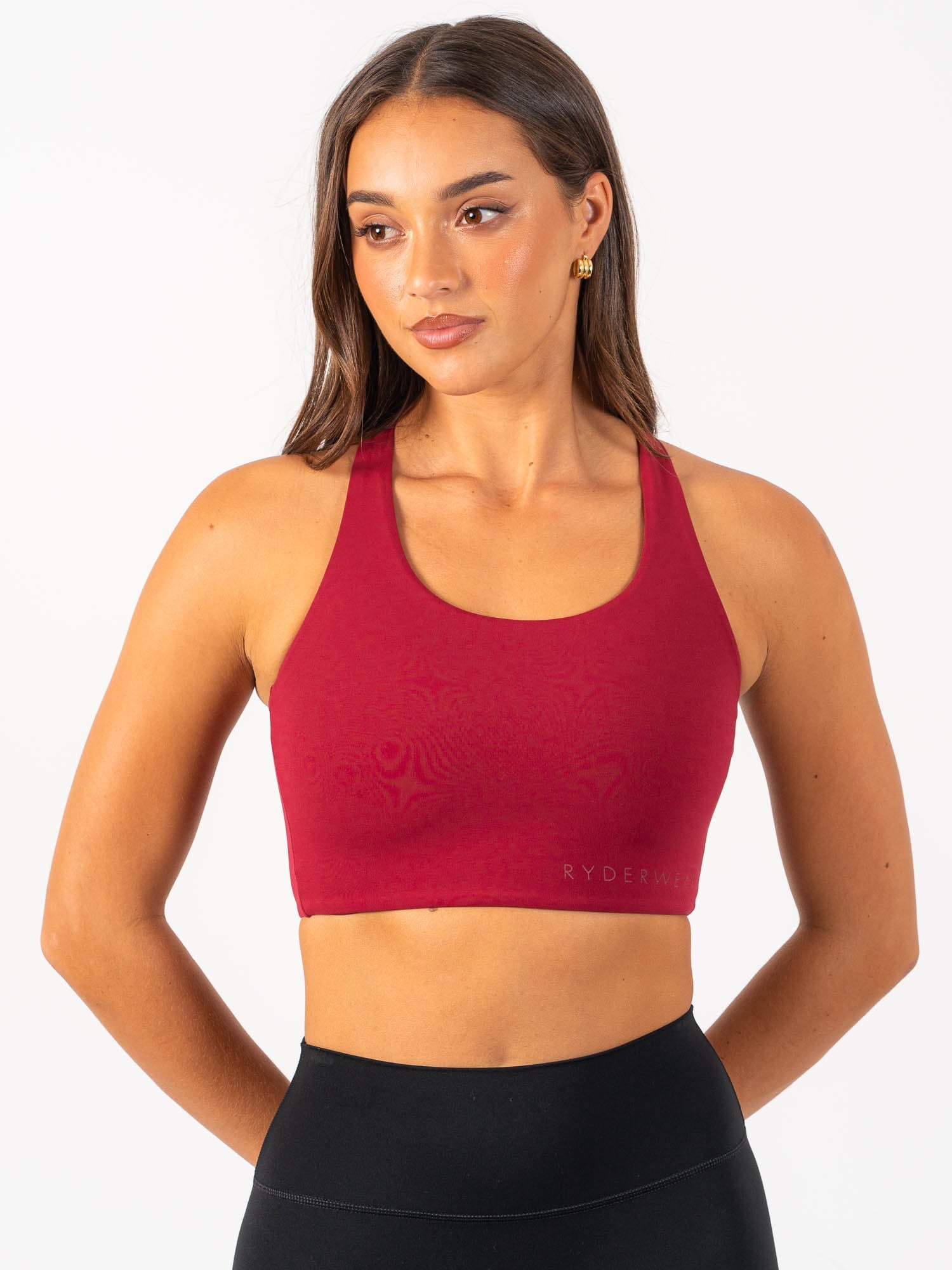 NKD Sports Bra - Berry Red
