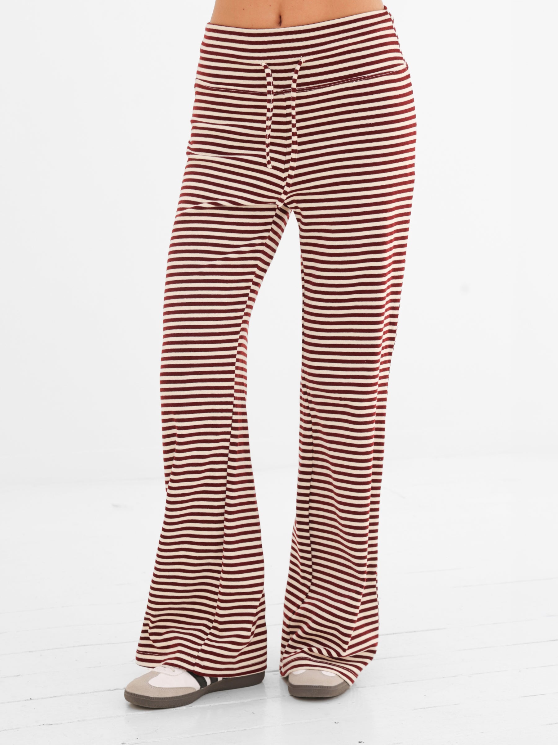 Siena Stripe Trousers - Red Stripe