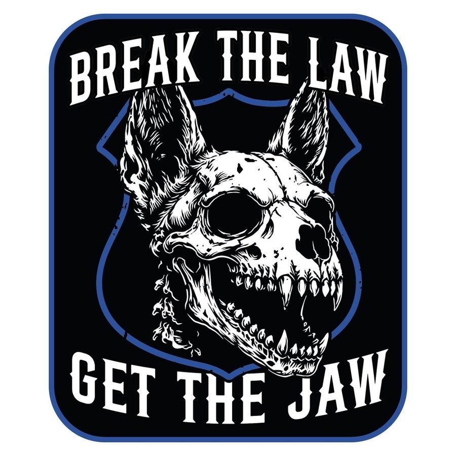 K9 Get The Jaw Patch
