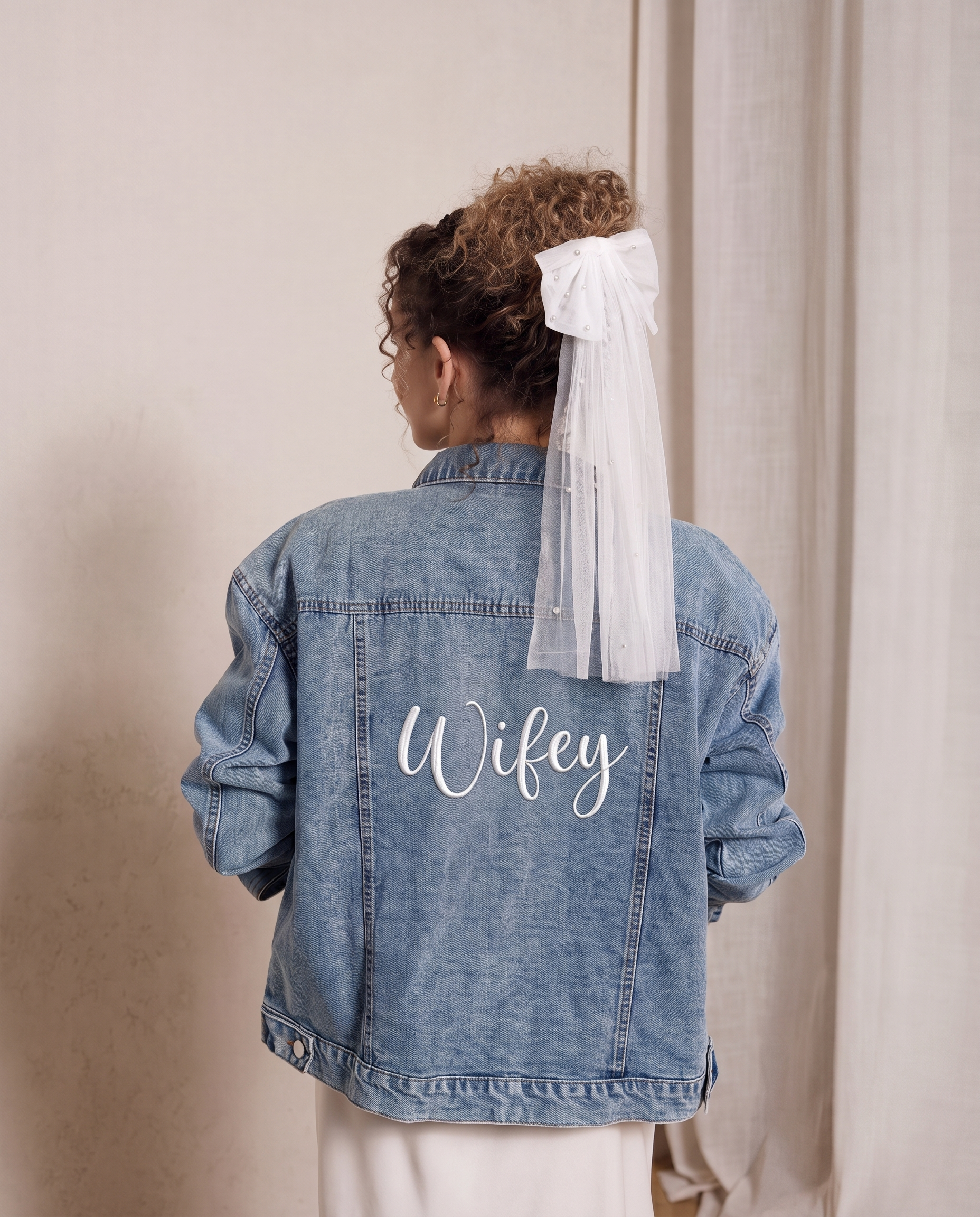 Blue Denim Jacket - Wifey