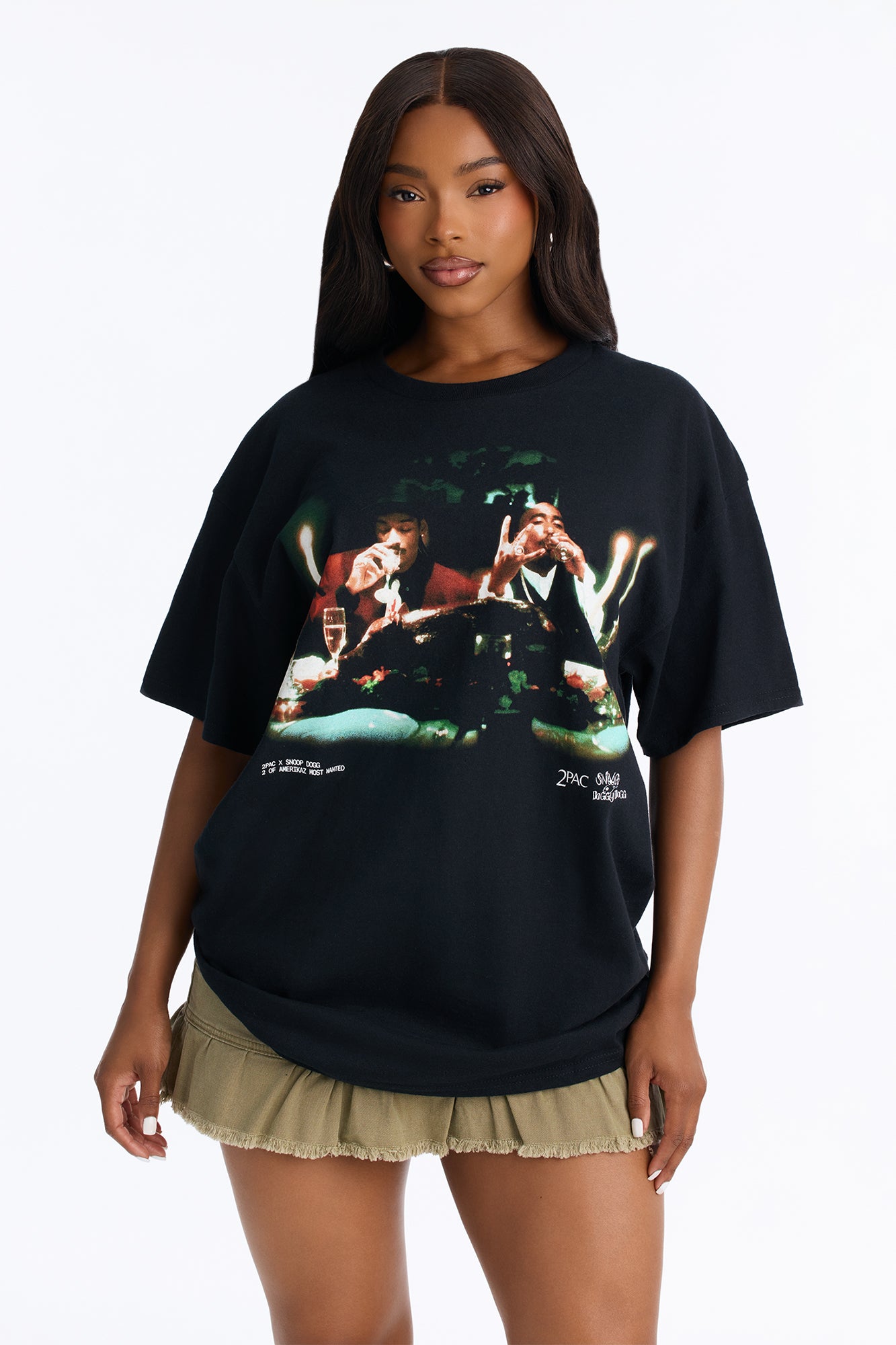 Tupac And Snoop Dogg Feast Tee - Black