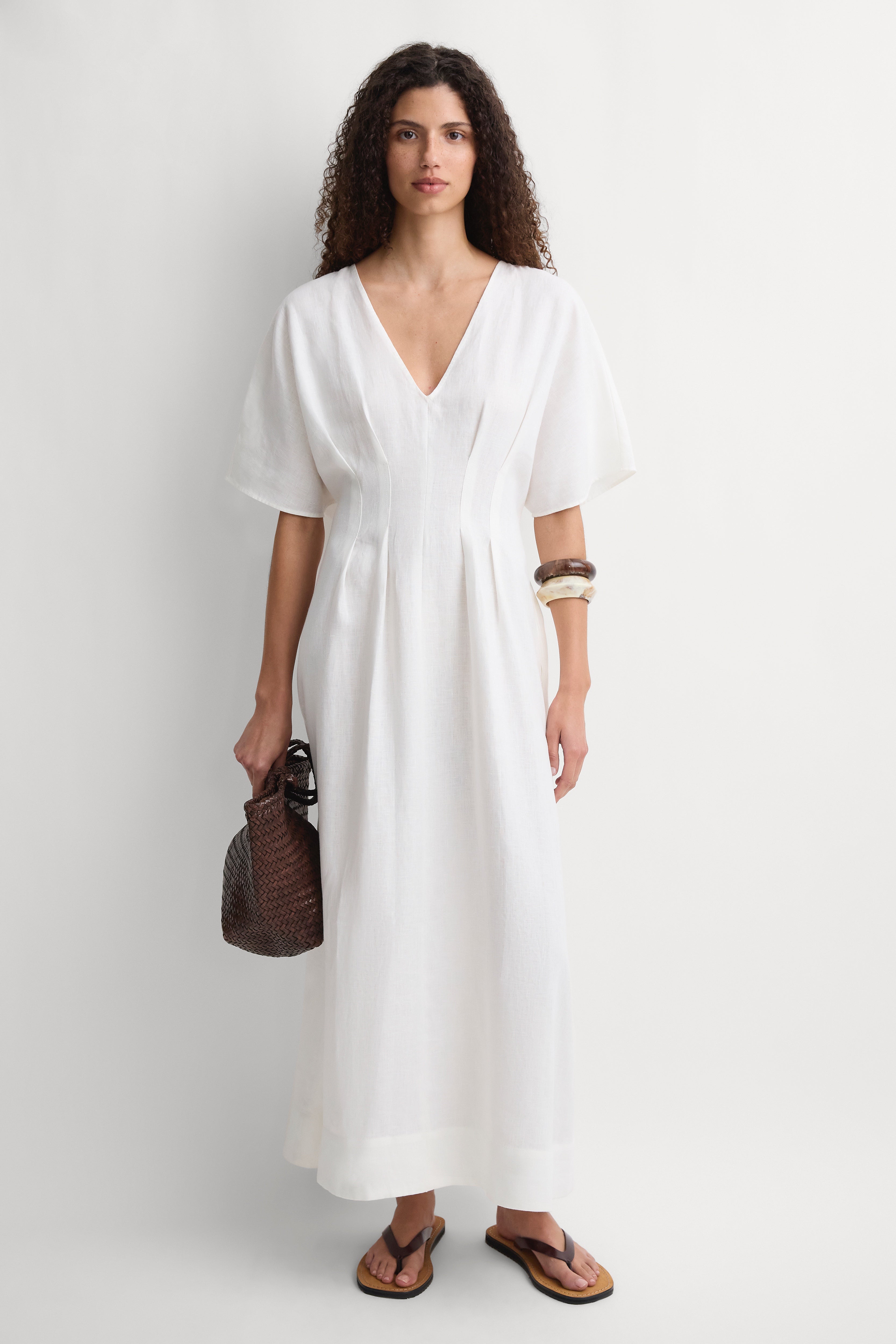 The Kimono Dress White