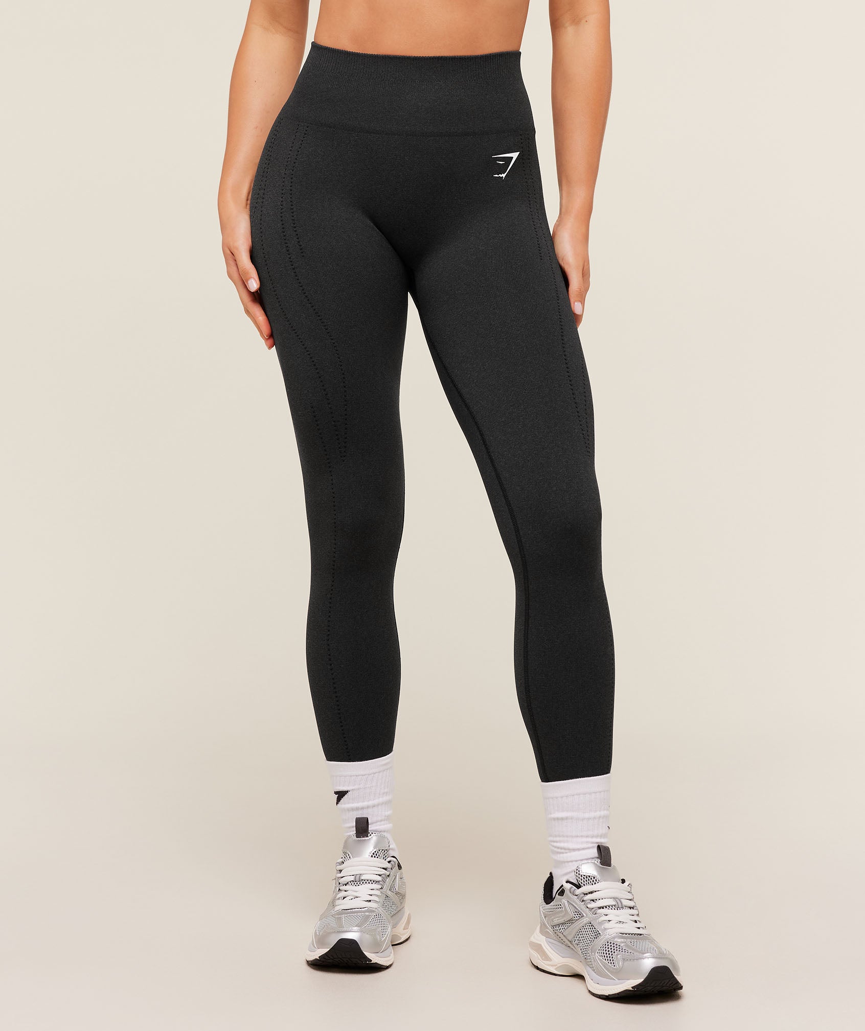 Gymshark VItal Seamless Warm Legging - Black Marl