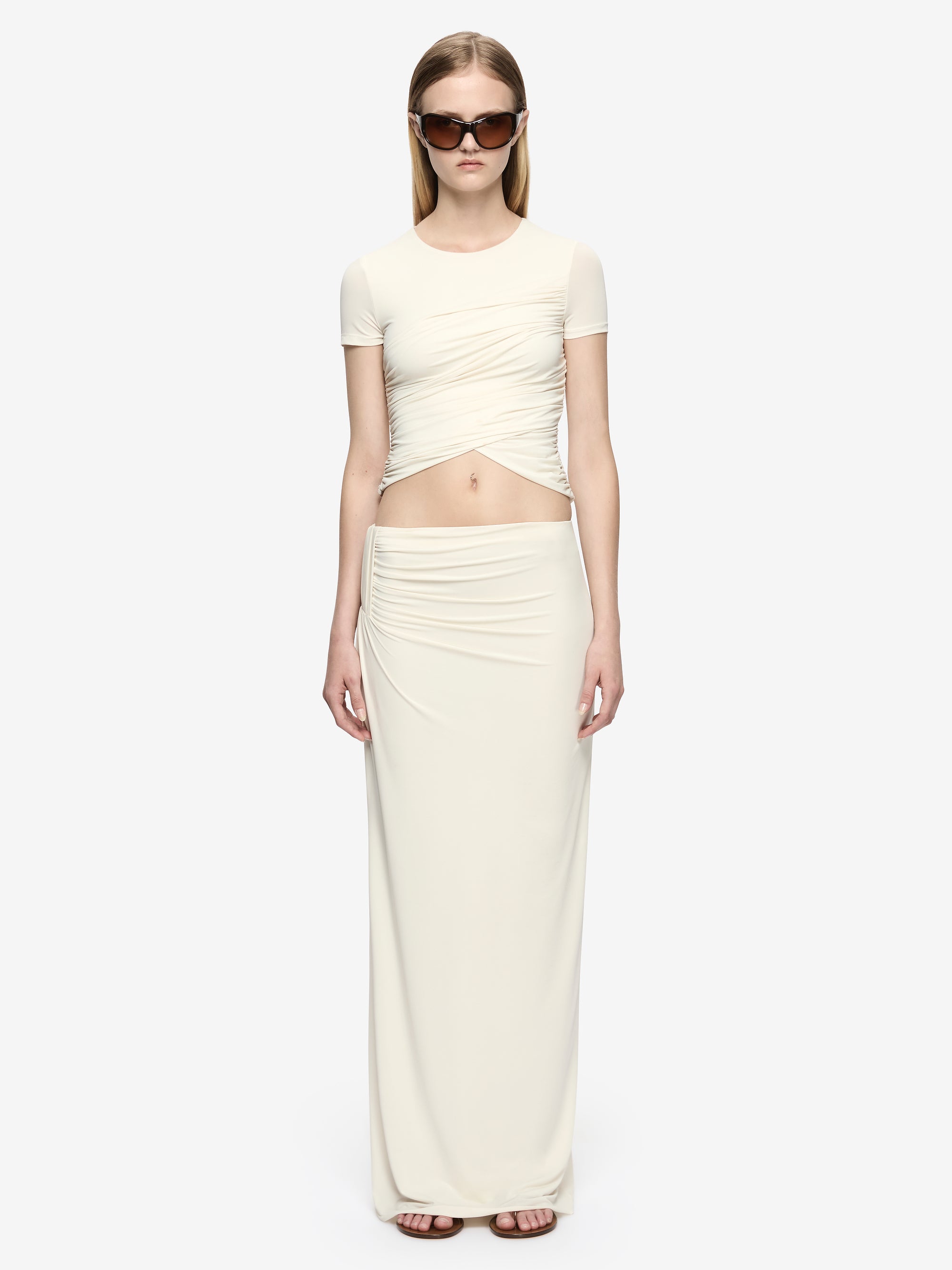 NIKO MAXI SKIRT - VANILLA