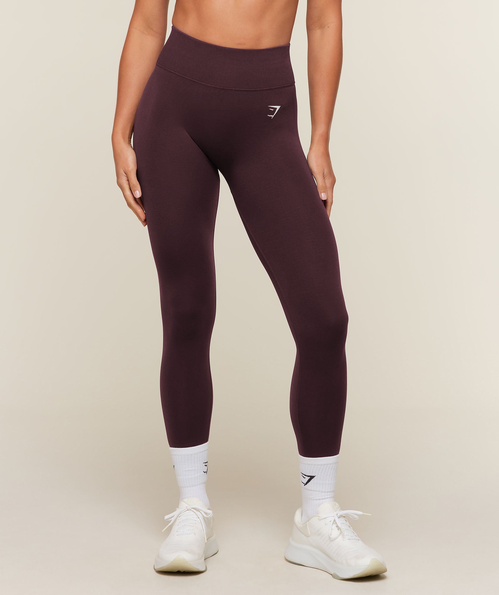 Gymshark Relay Seamless High-Rise Leggings - Cherry Purple