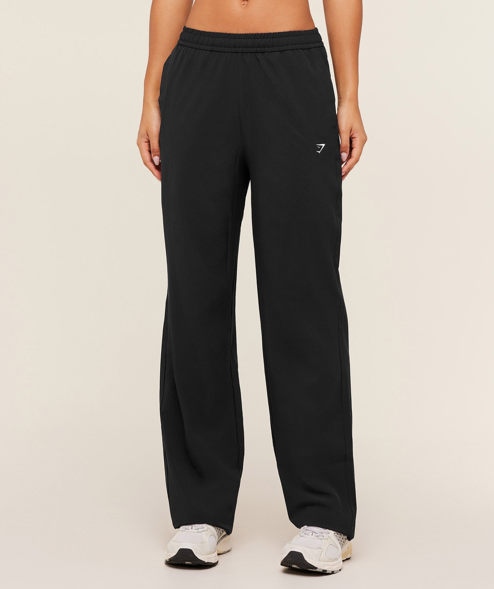 Gymshark Training Everyday Woven Straight Leg Tall Pants - Black