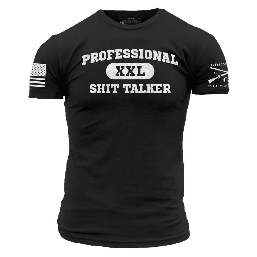 Professional Sh*t Talker T-Shirt - Black