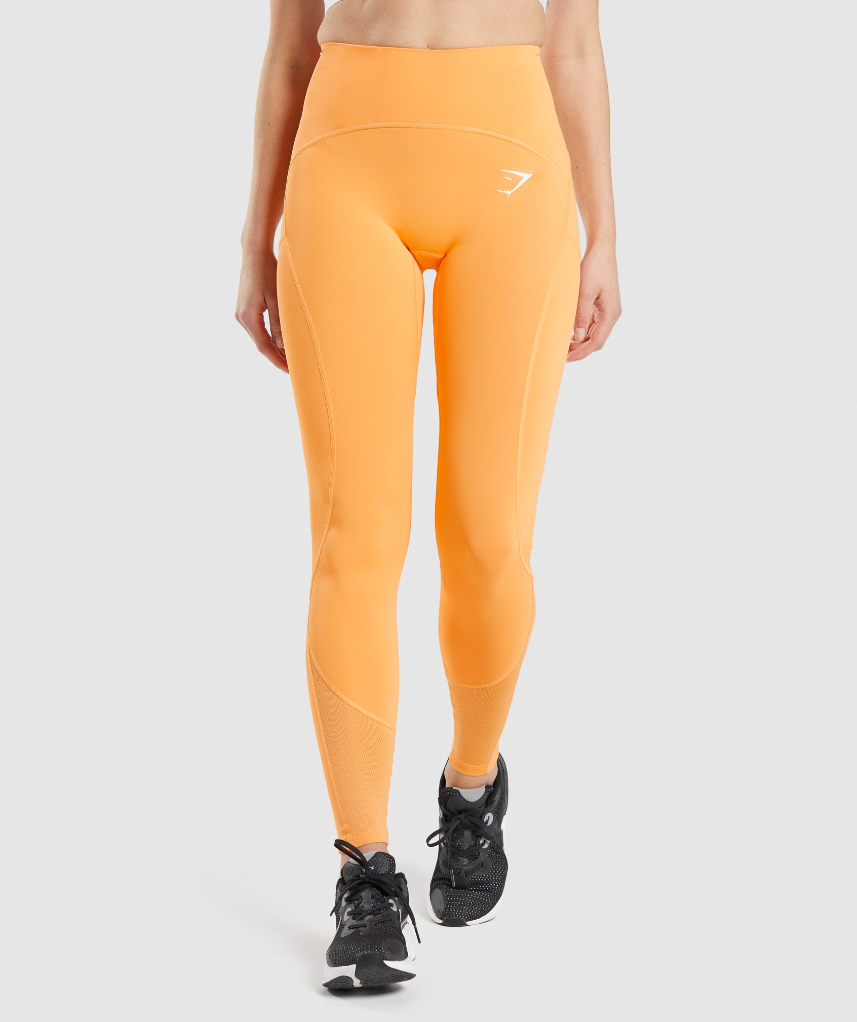 Gymshark Pulse Mesh Leggings - Orange