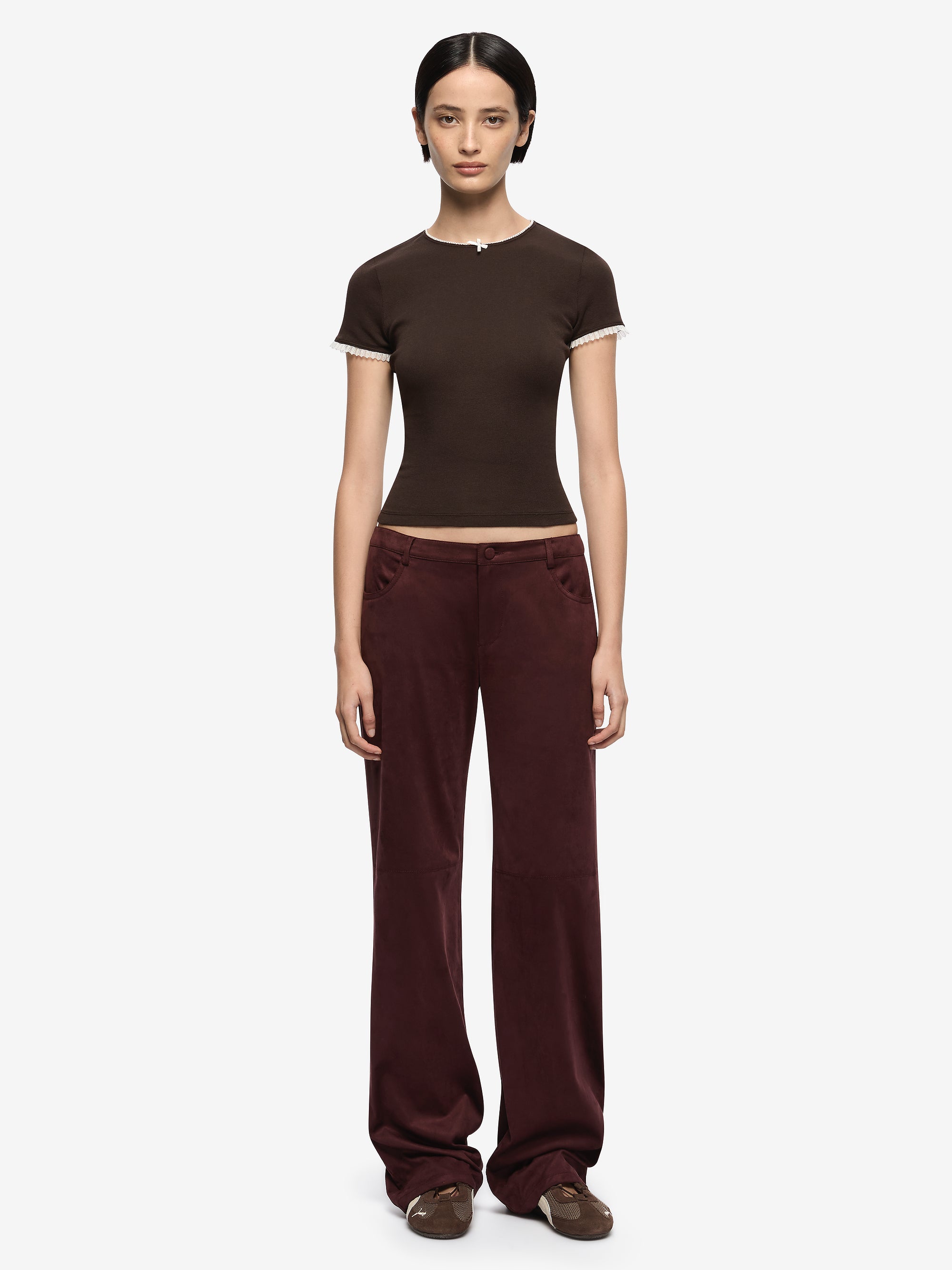 MAISON PANT - PLUM