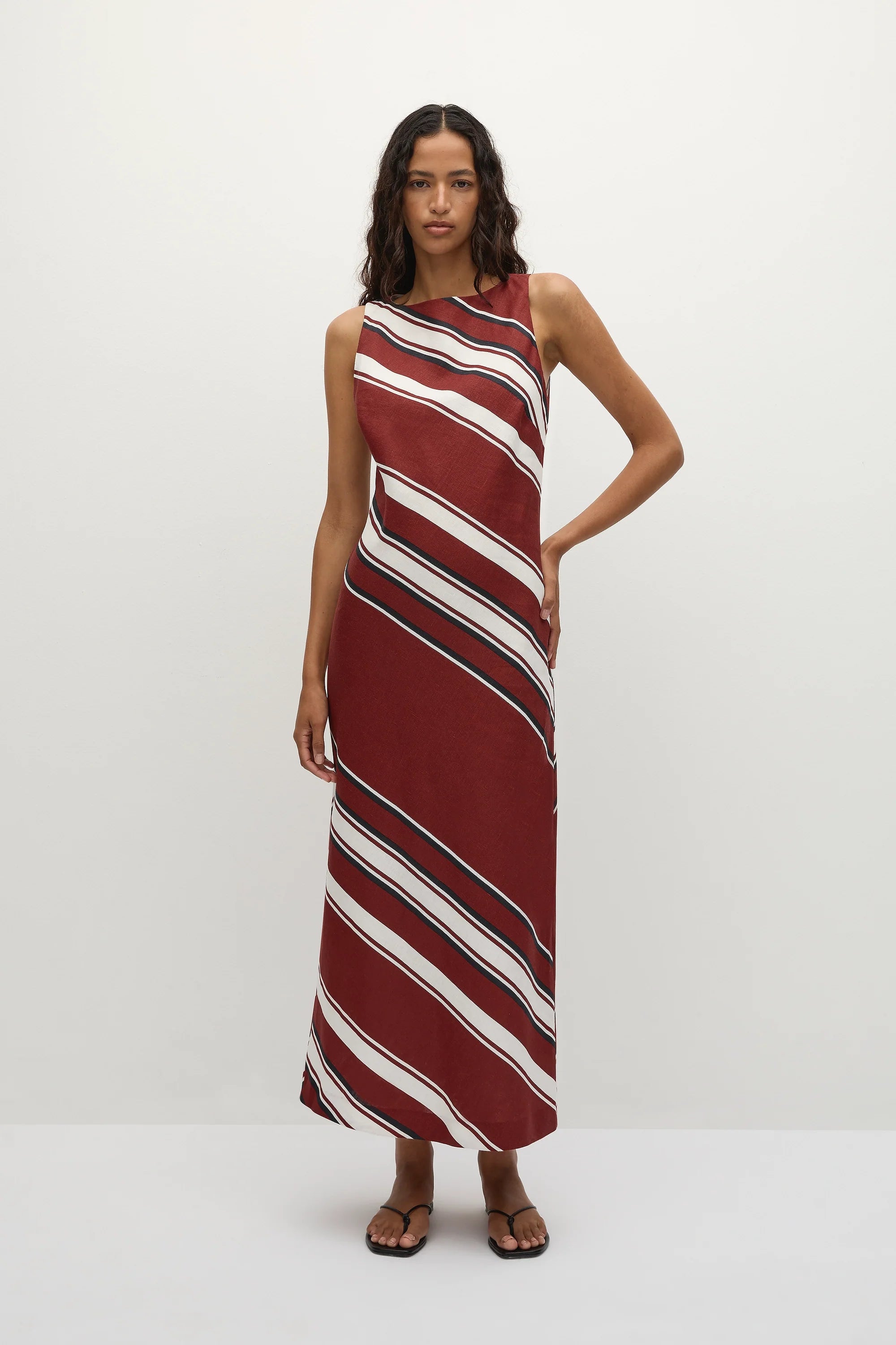 Taylor Midi Dress Hydra Stripe - Final Sale