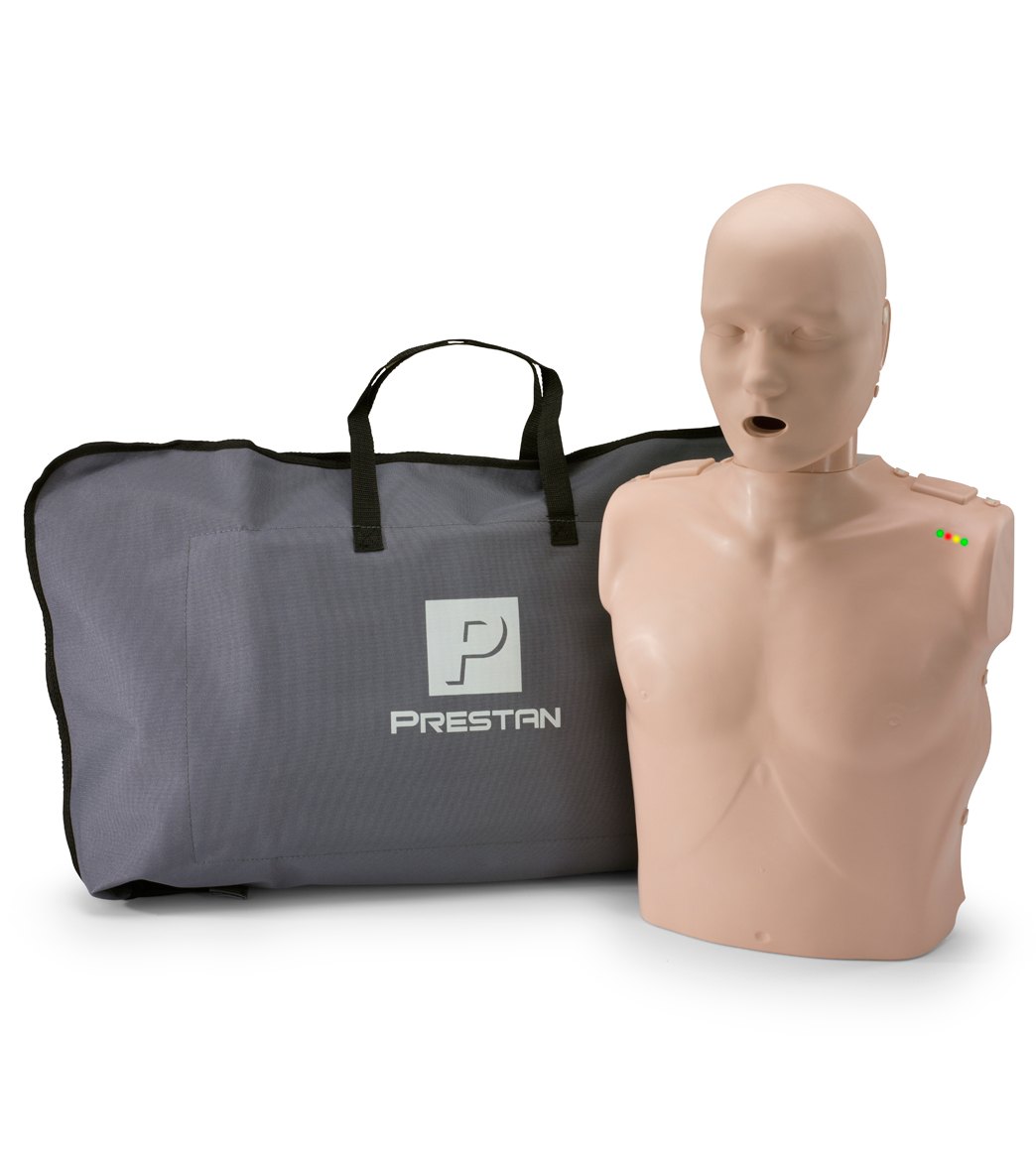 Prestan Professional Adult CPR-AED Training Manikin  w/ CPR Monitor & Kit