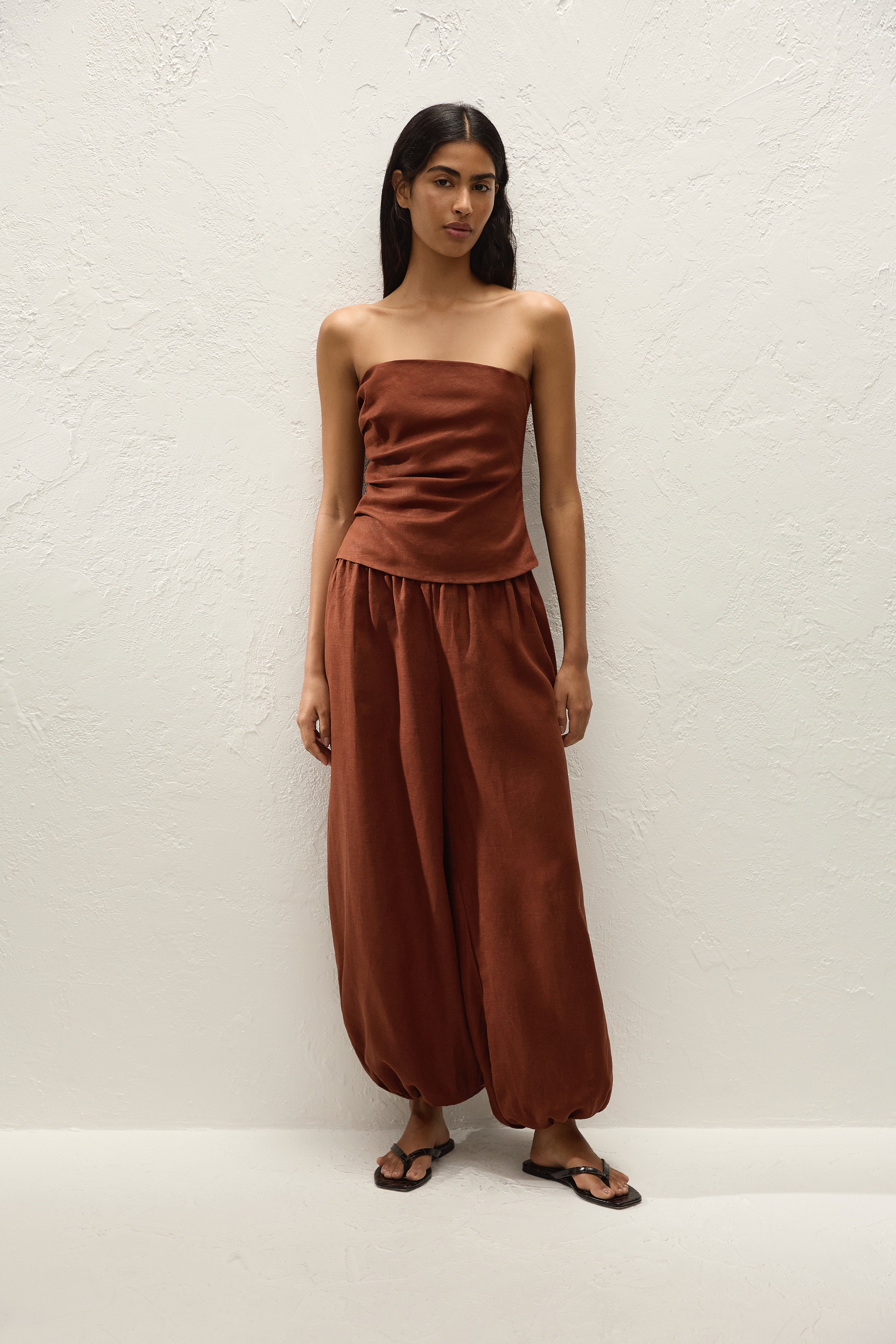 Kortez Balloon Pant Brick