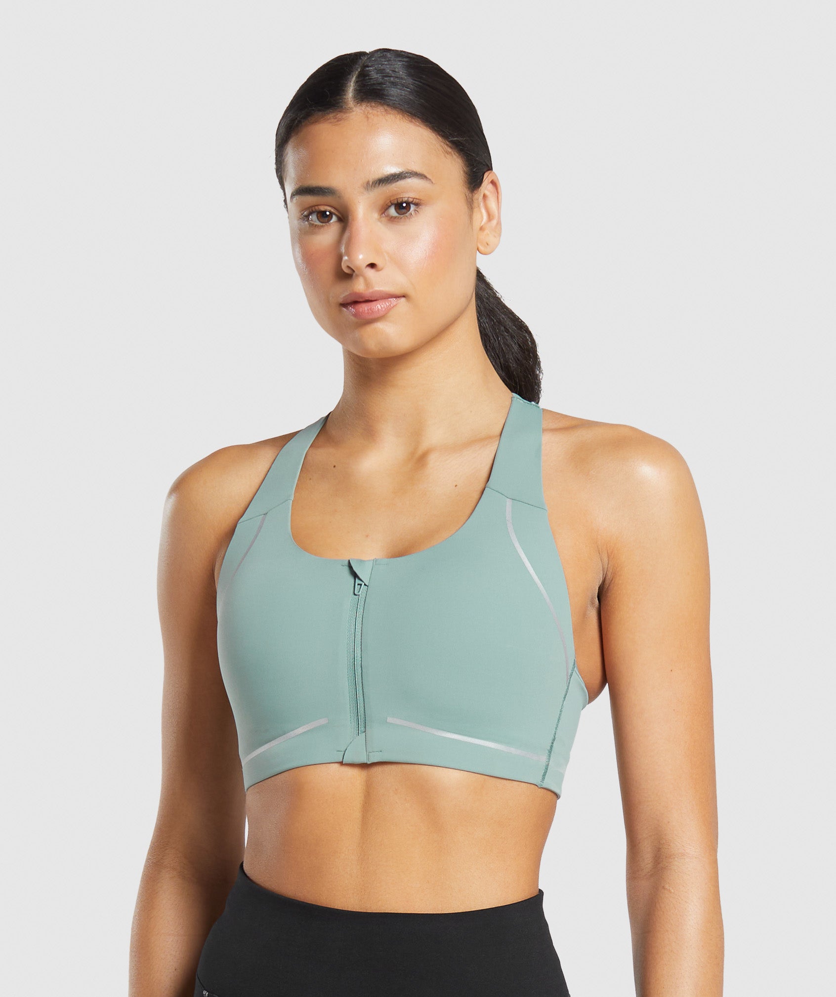 Gymshark Running Sports Bra - Celeste Blue