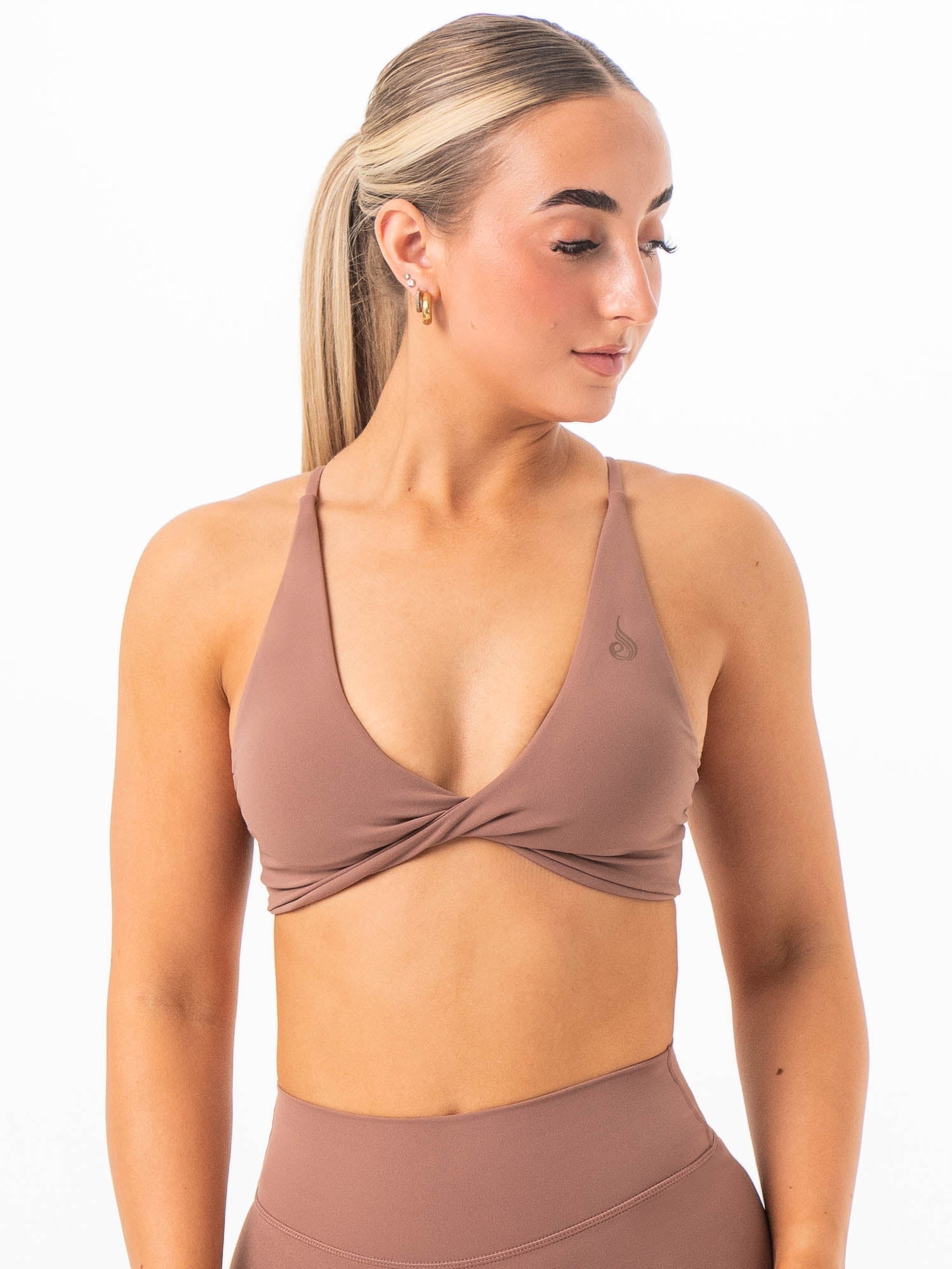NKD Twist Sports Bra - Mocha