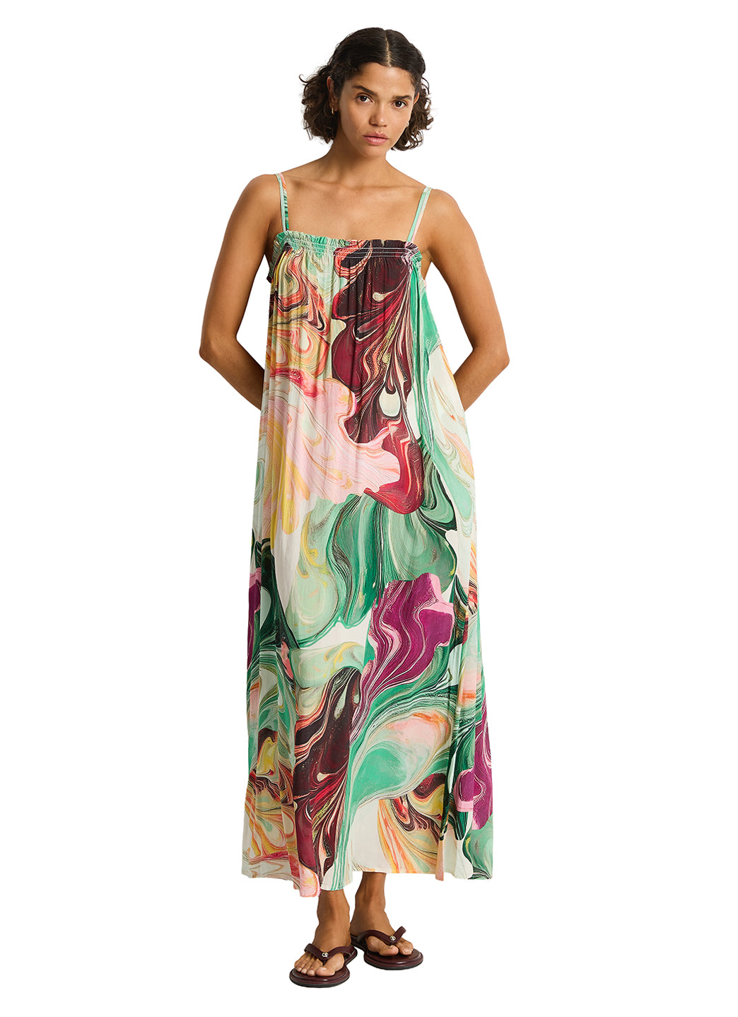 Sea Level Women's Abyss Maxi Bandeau Dress