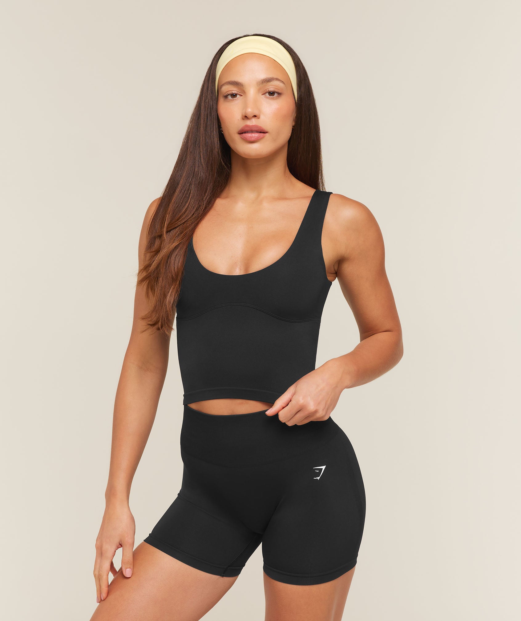 Gymshark Everyday Seamless Shelf Tank - Black