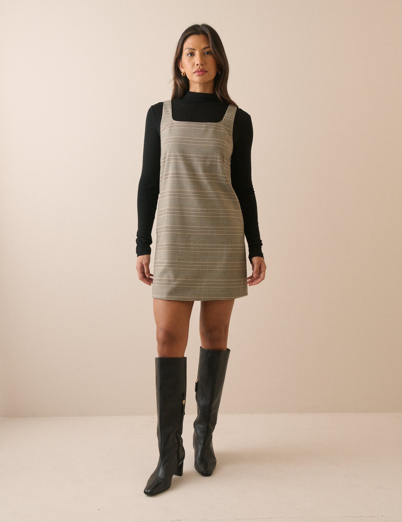 Heritage Check Mini Shift Dress